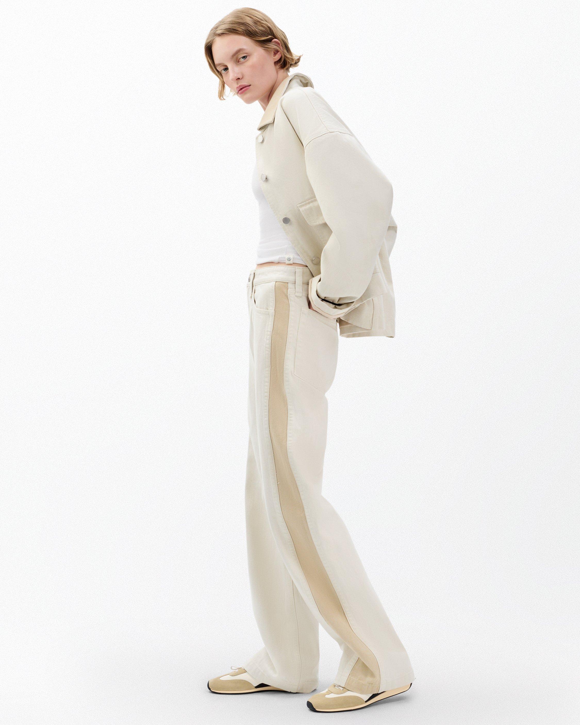 Logan Spliced Wide-Leg Jean image number 1