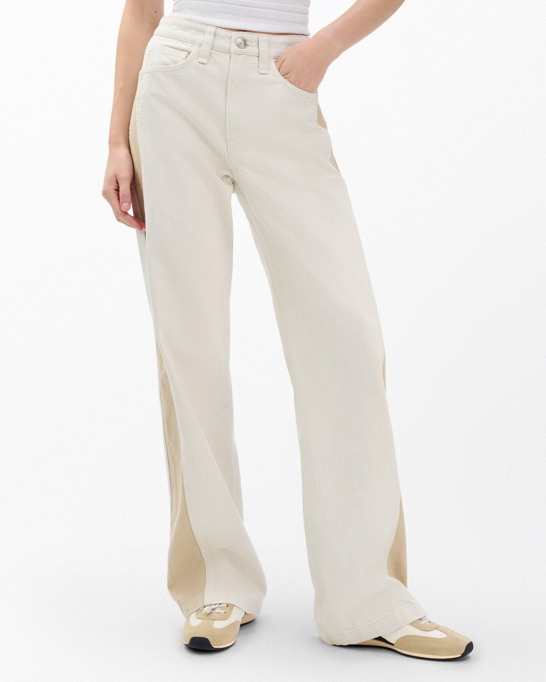 Logan Spliced Wide-Leg Jeans - image 4