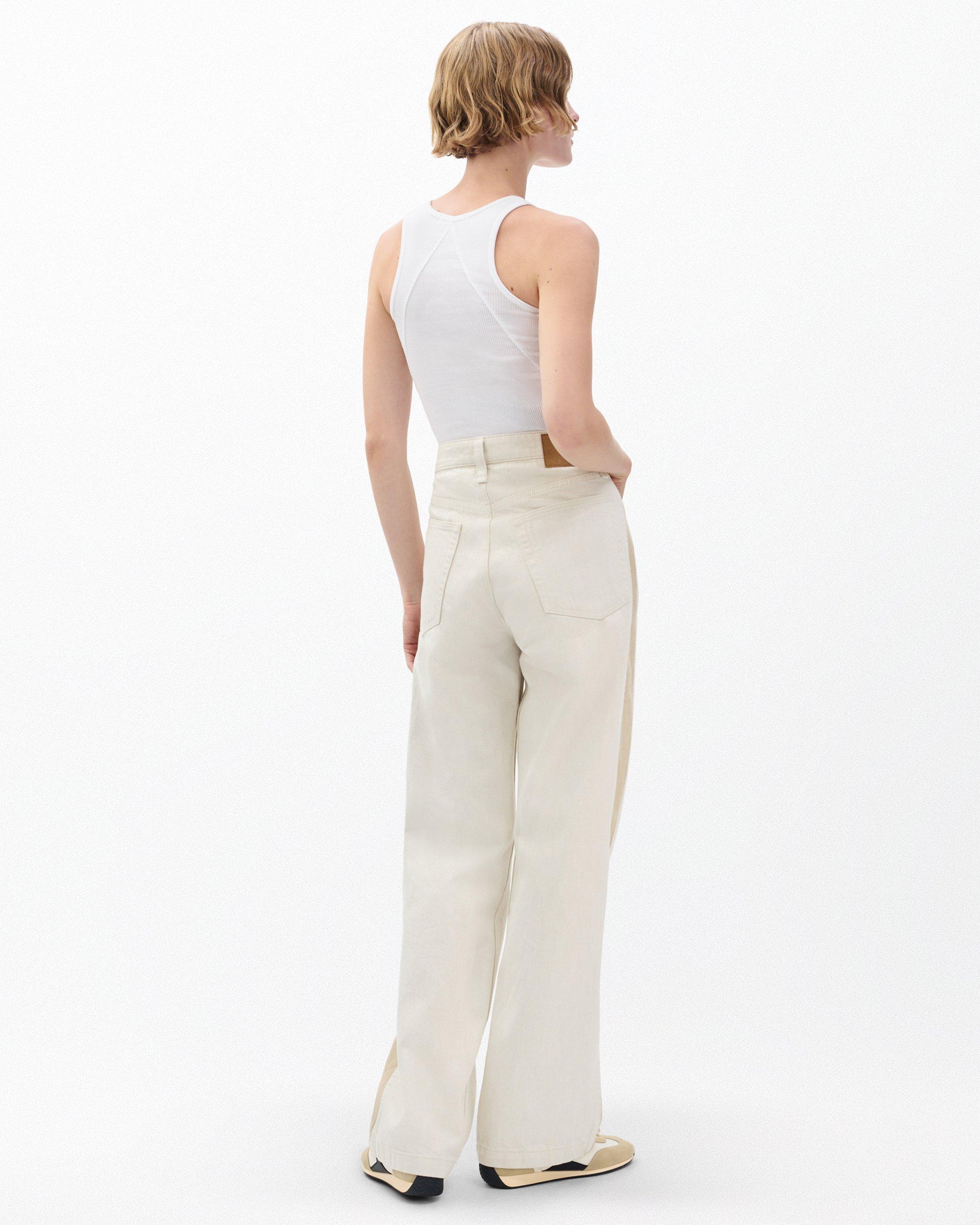 Logan Spliced Wide-Leg Jean image number 6