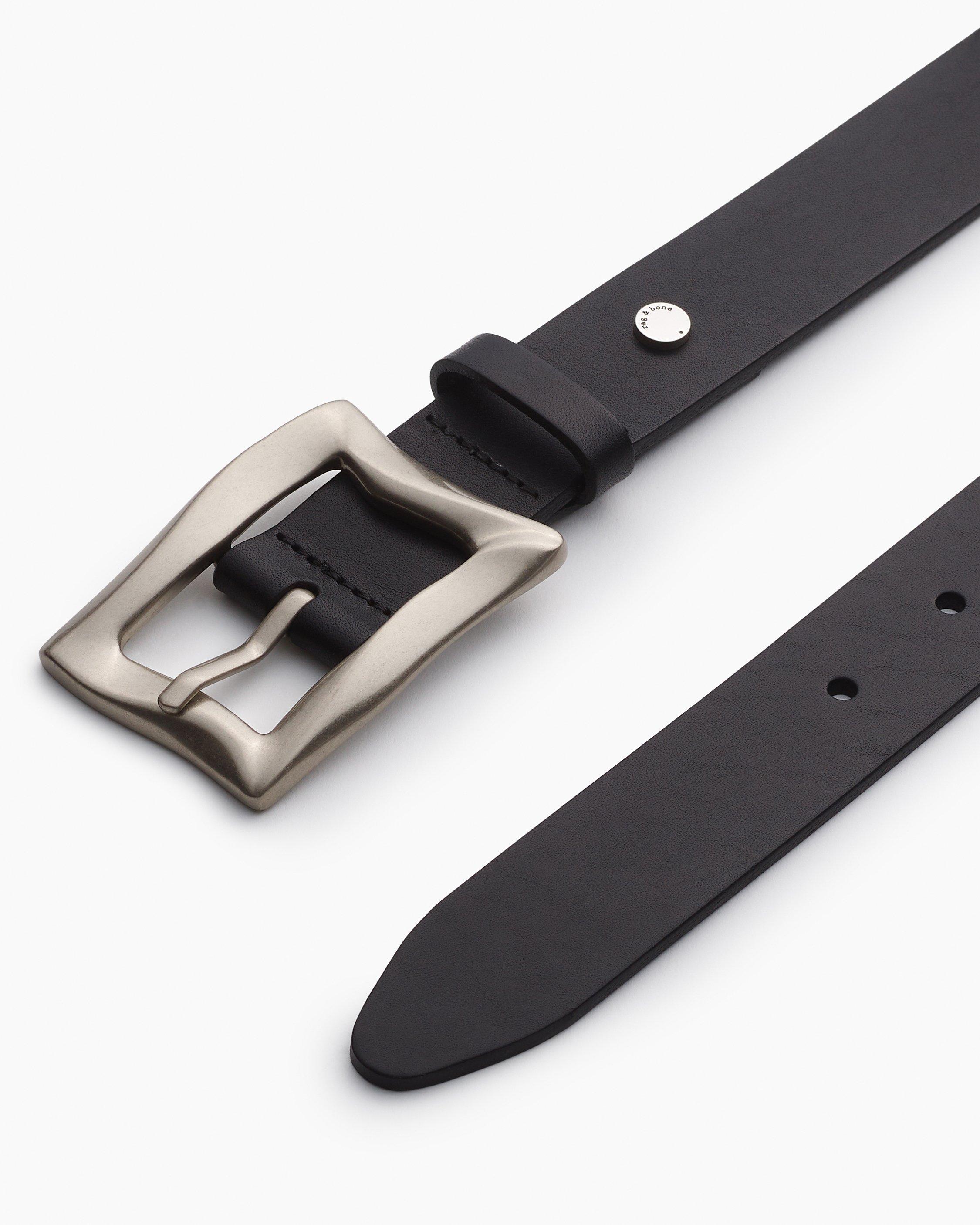 Waverly Leather Belt - Black | rag & bone