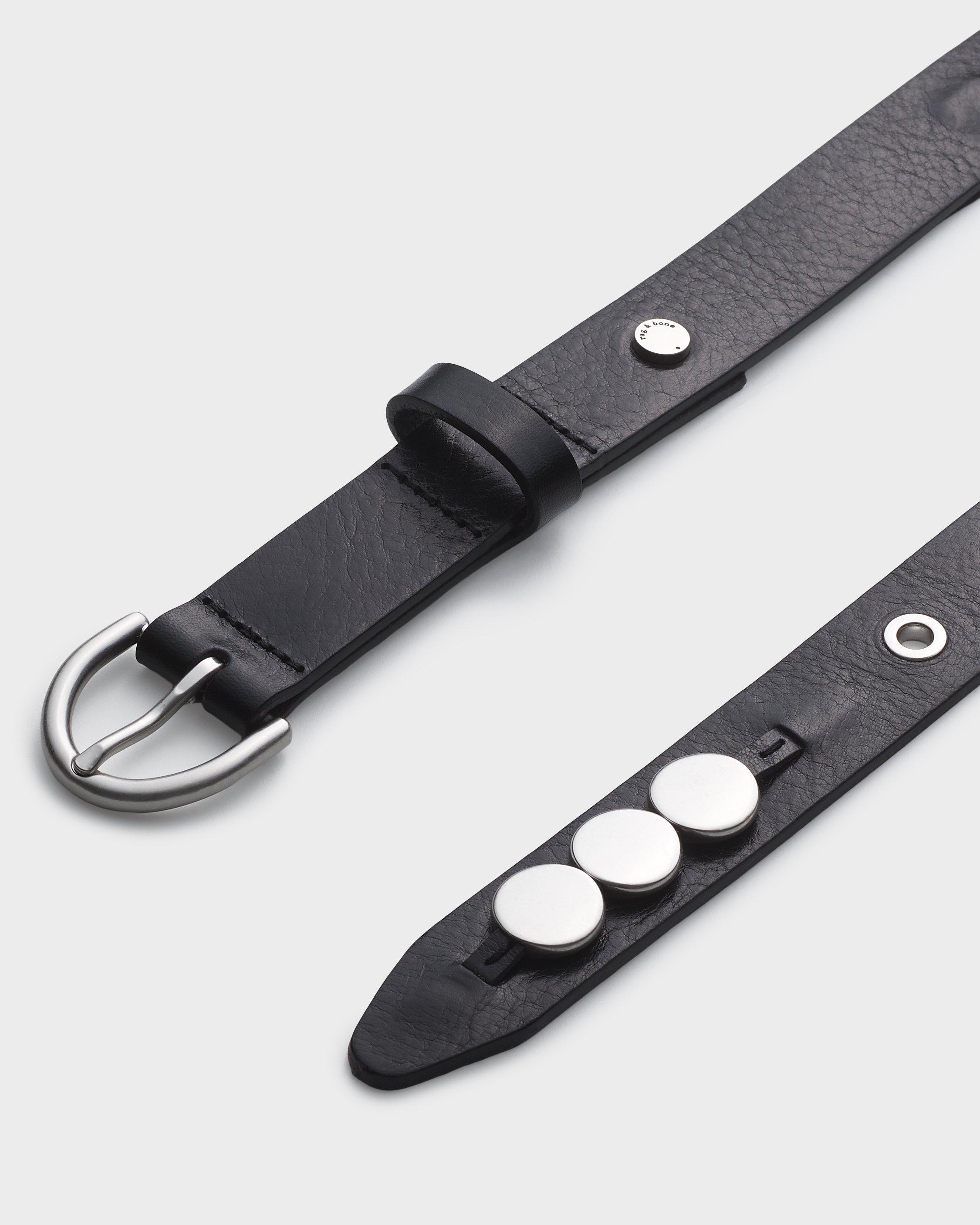 Luna Beaded Italian Leather Belt image number 2