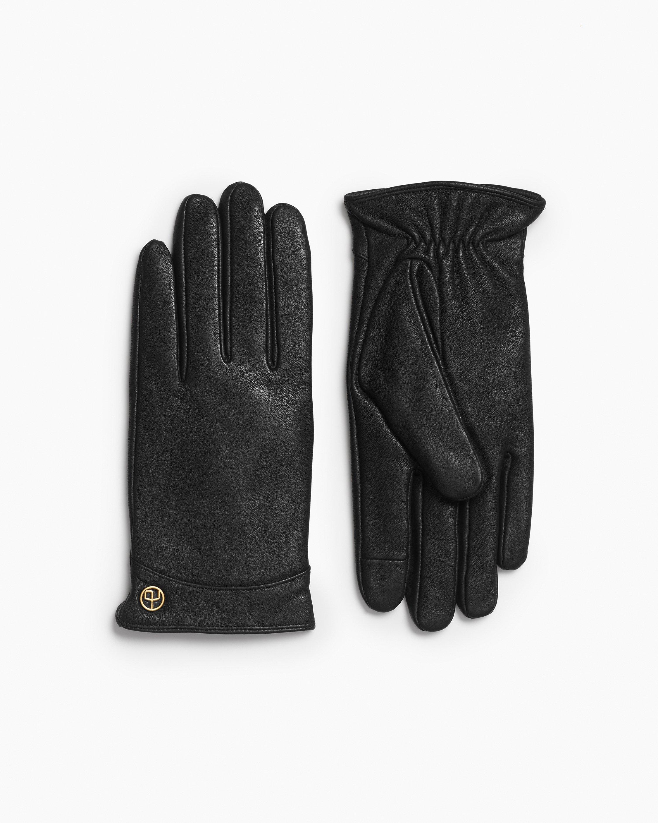 カシミヤ】WASHABLE LEATHER GLOVES [BUSINESS]