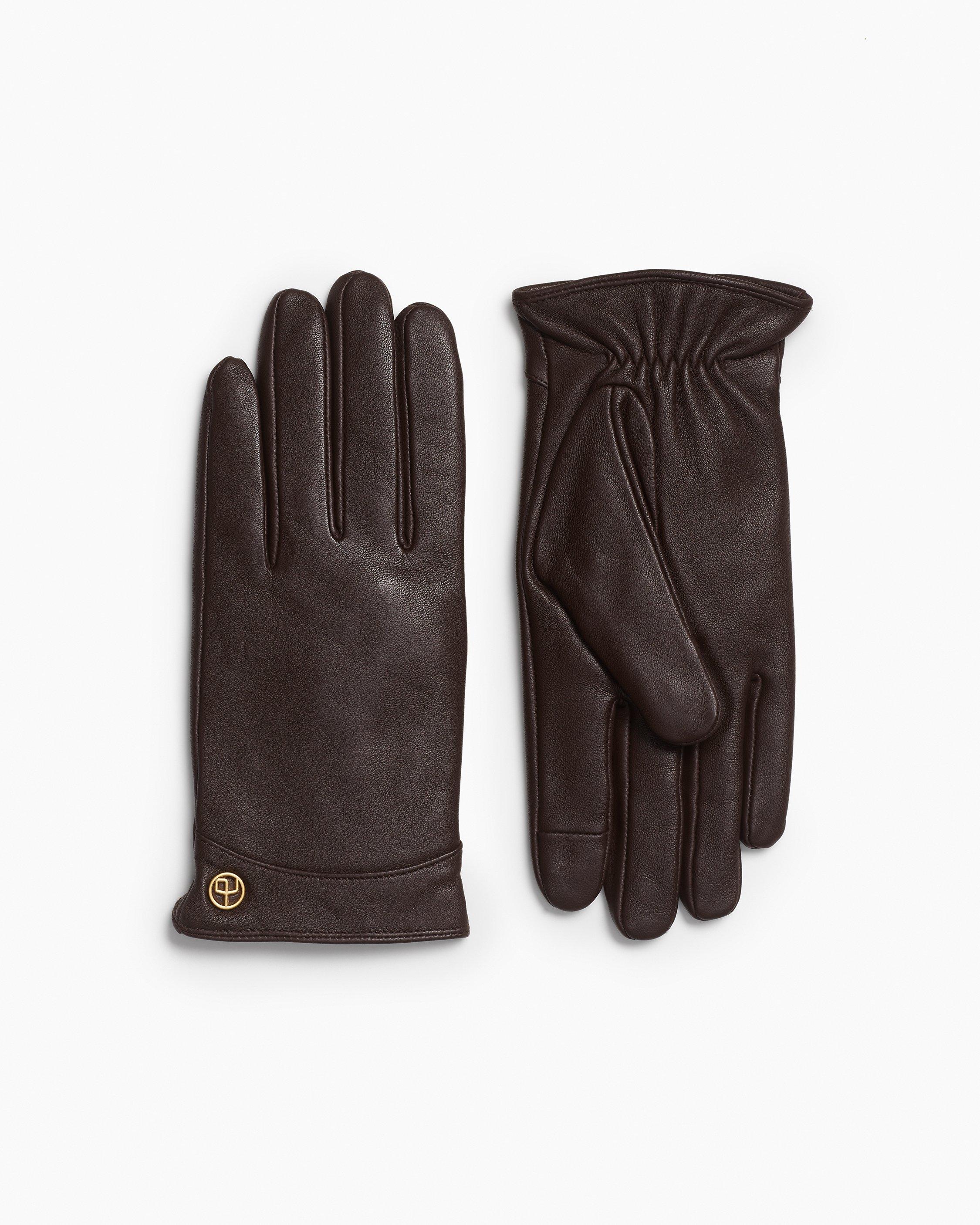 Joni Cashmere-Lined Leather Gloves image number 1