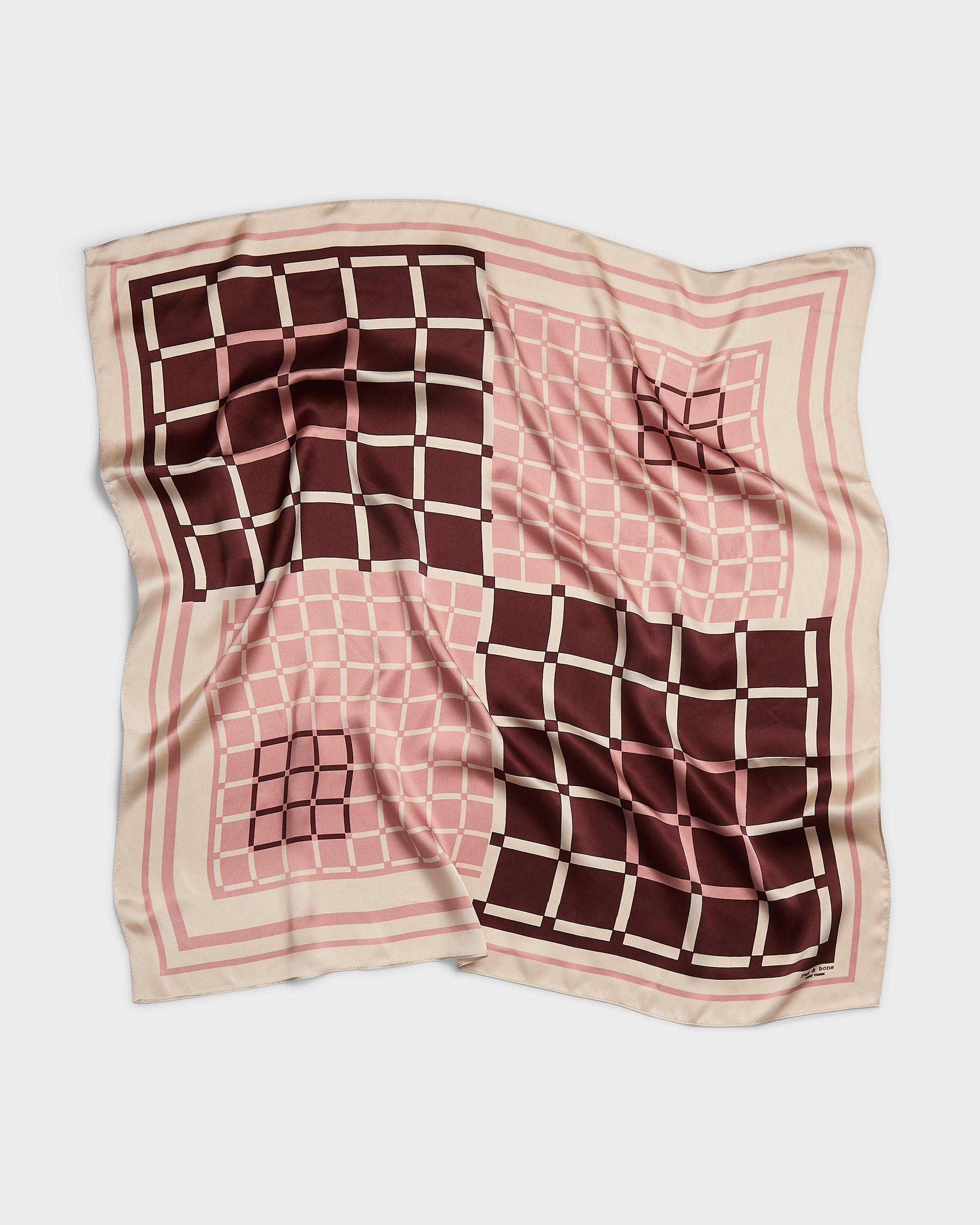 Pop Geo Silk Scarf