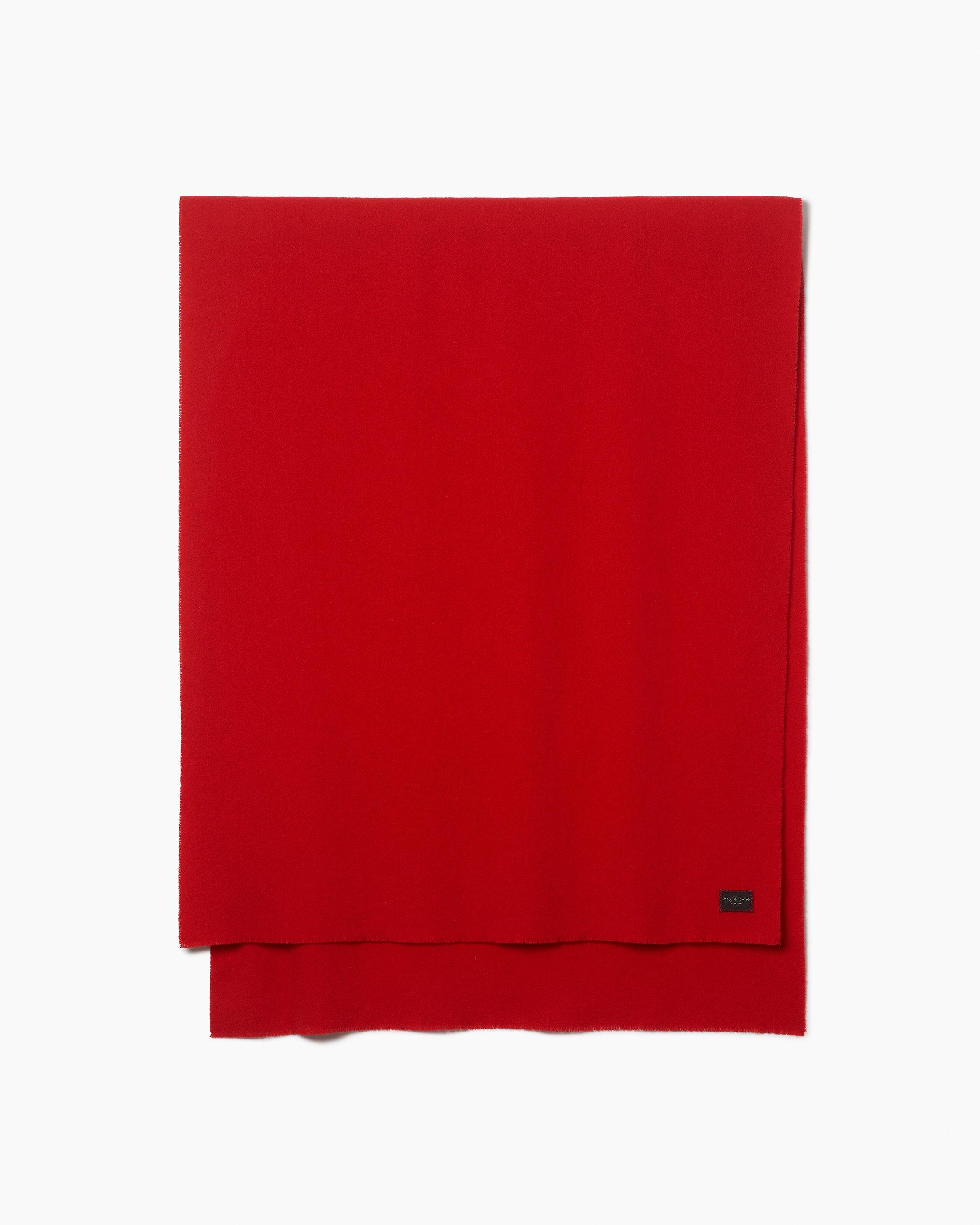 Joni Wool Scarf - Flame Red | rag & bone