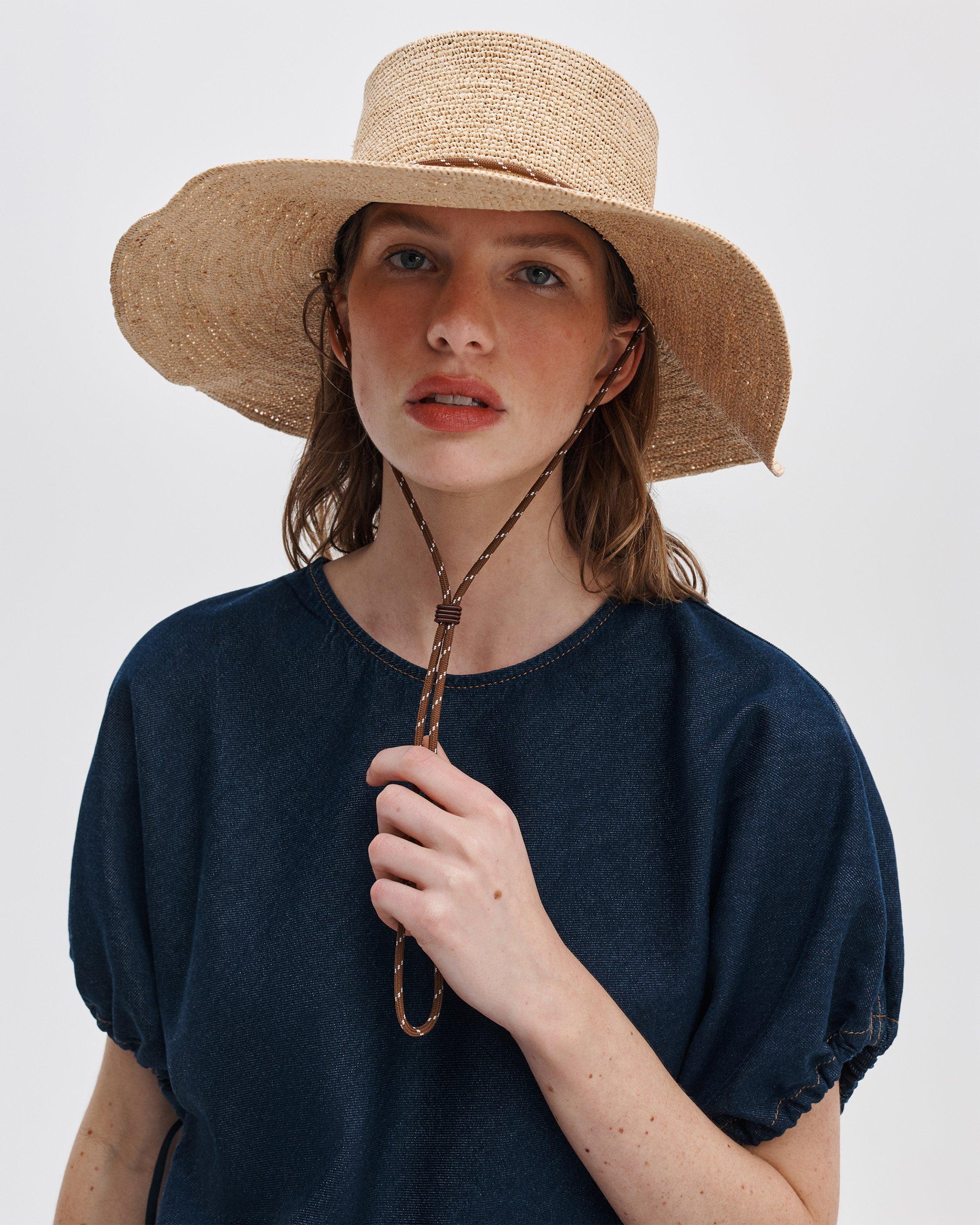 Frankie Raffia Boater Hat image number 1
