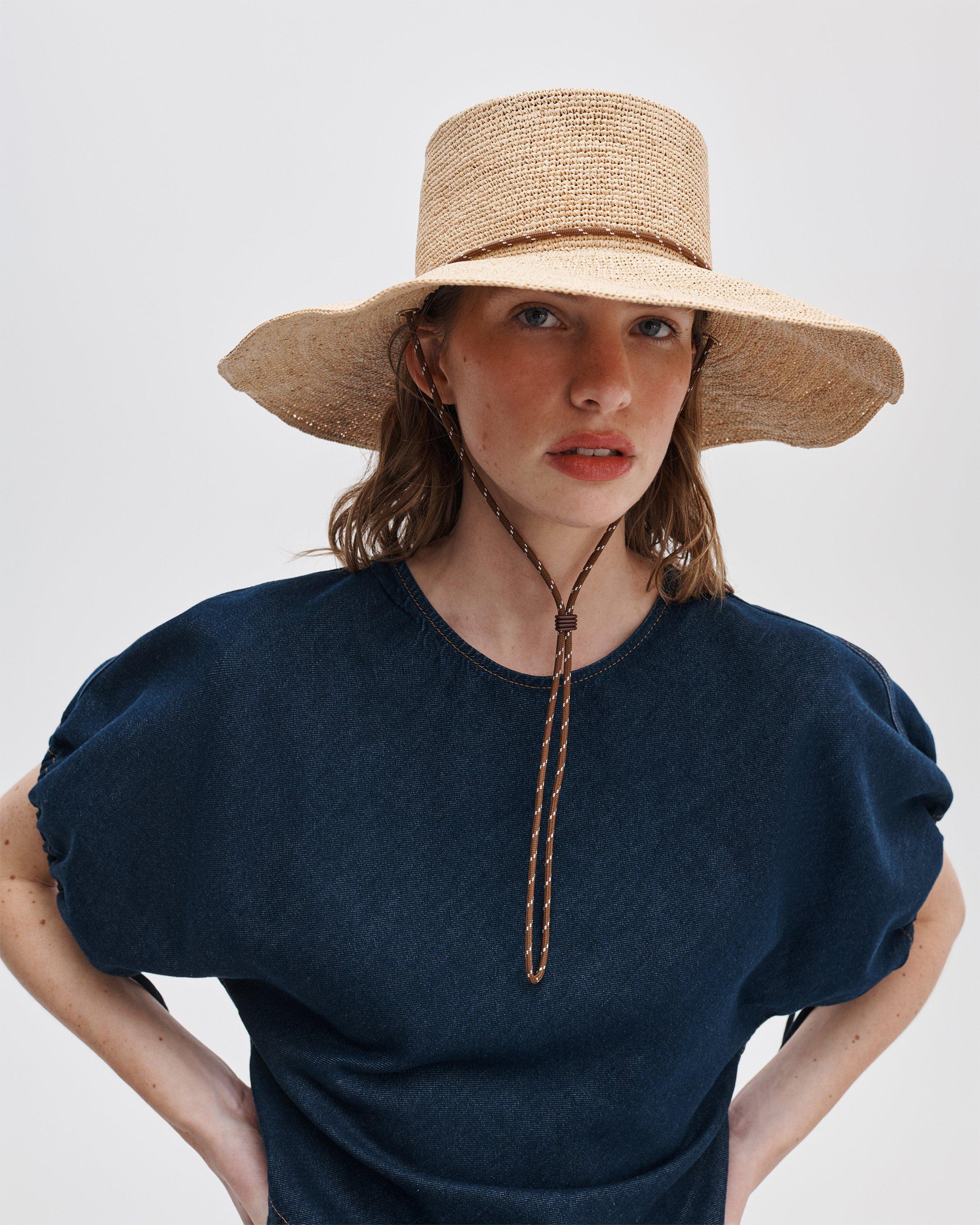 Frankie Raffia Boater Hat image number 2