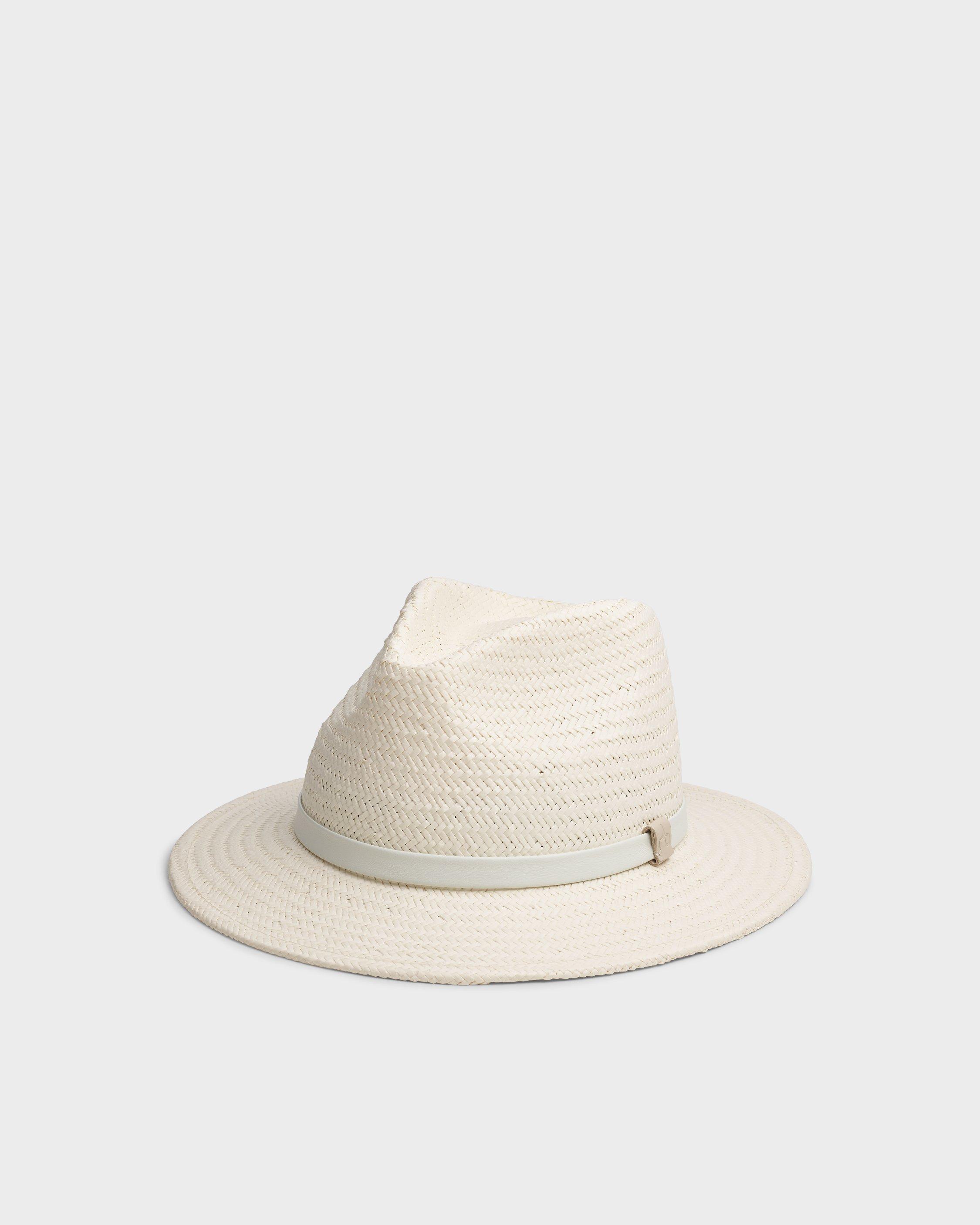 Packable Straw Fedora image number 1