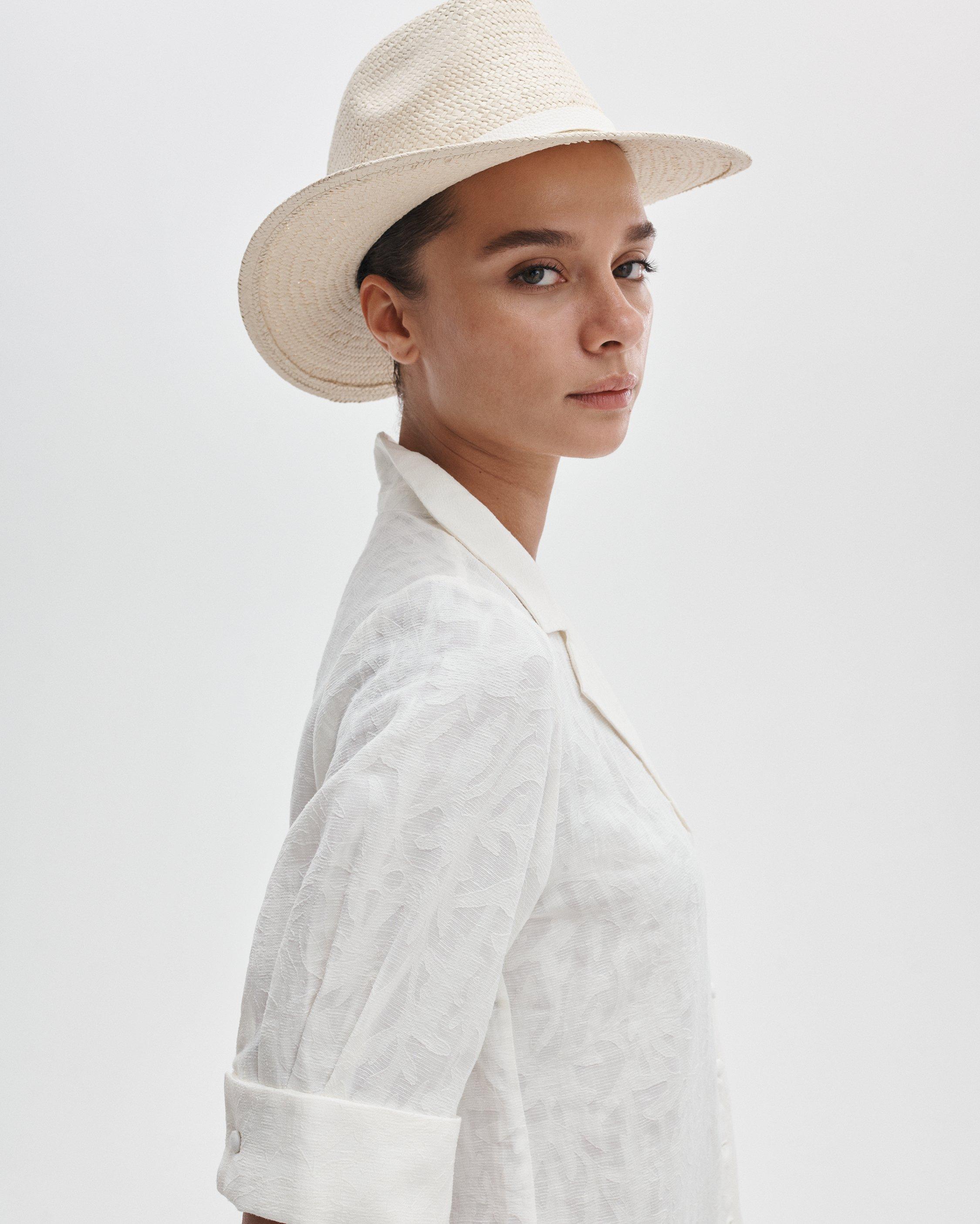 Packable Straw Fedora image number 2