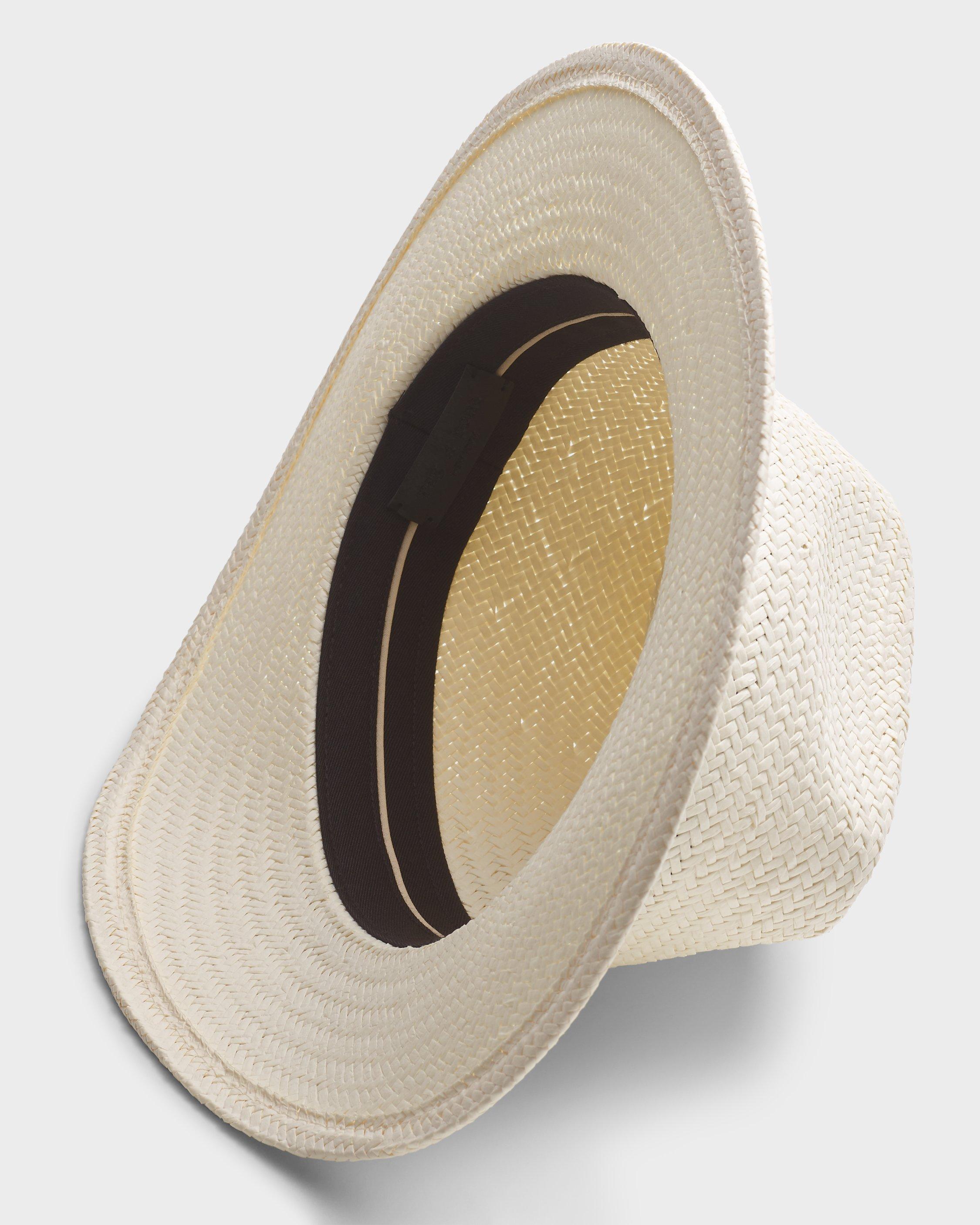 Packable Straw Fedora image number 3