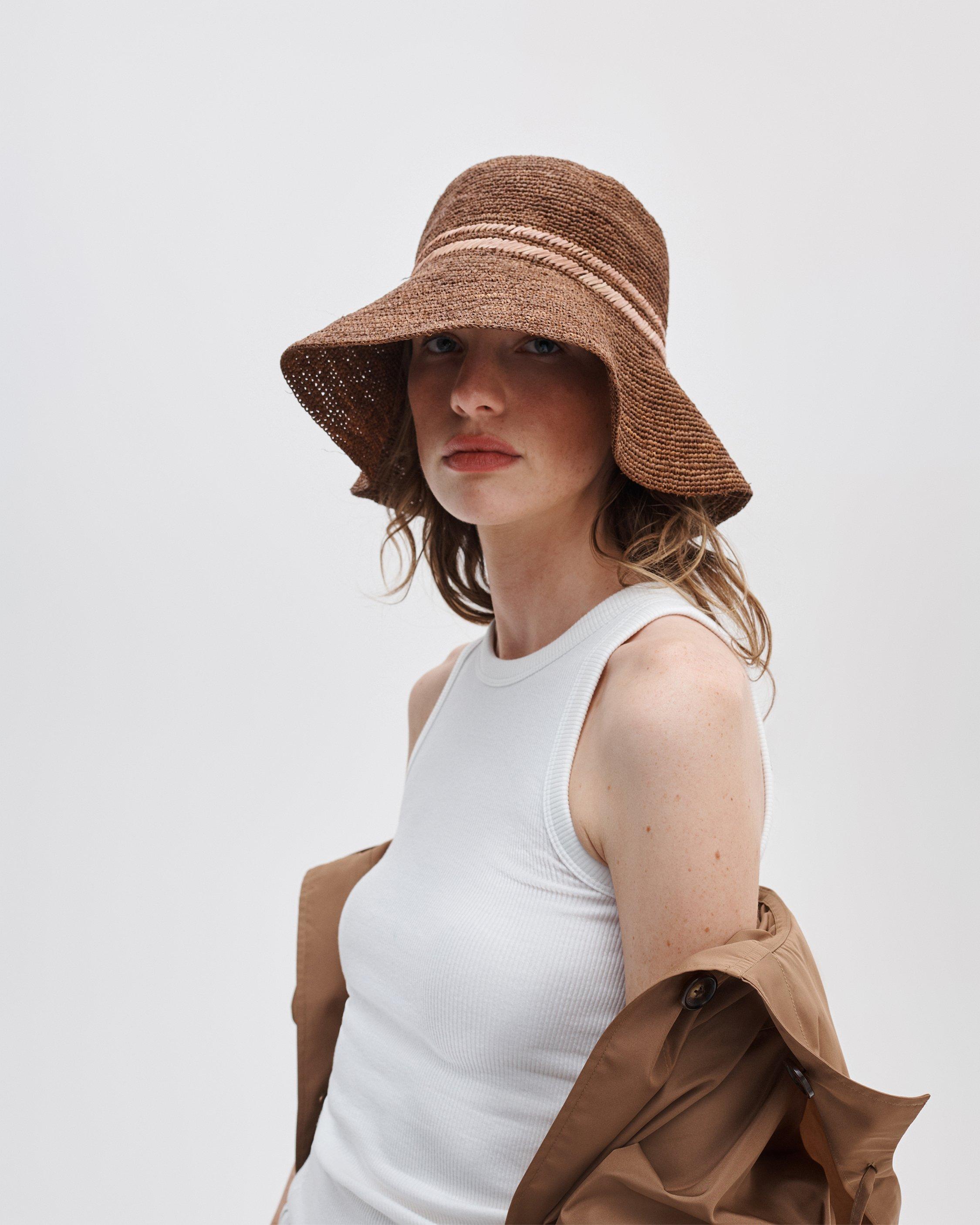Jade Raffia Bucket Hat image number 2