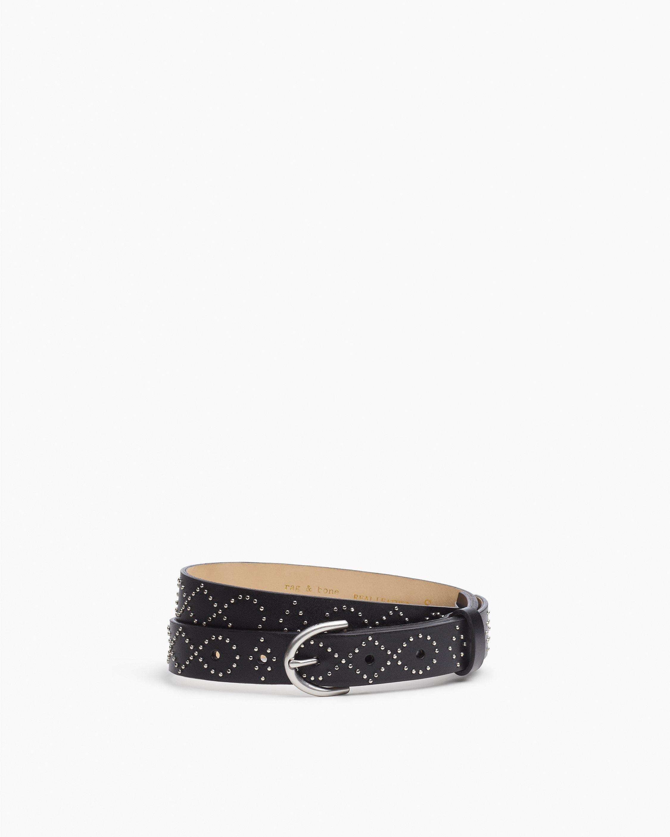 Maisie Studded Leather Belt image number 1