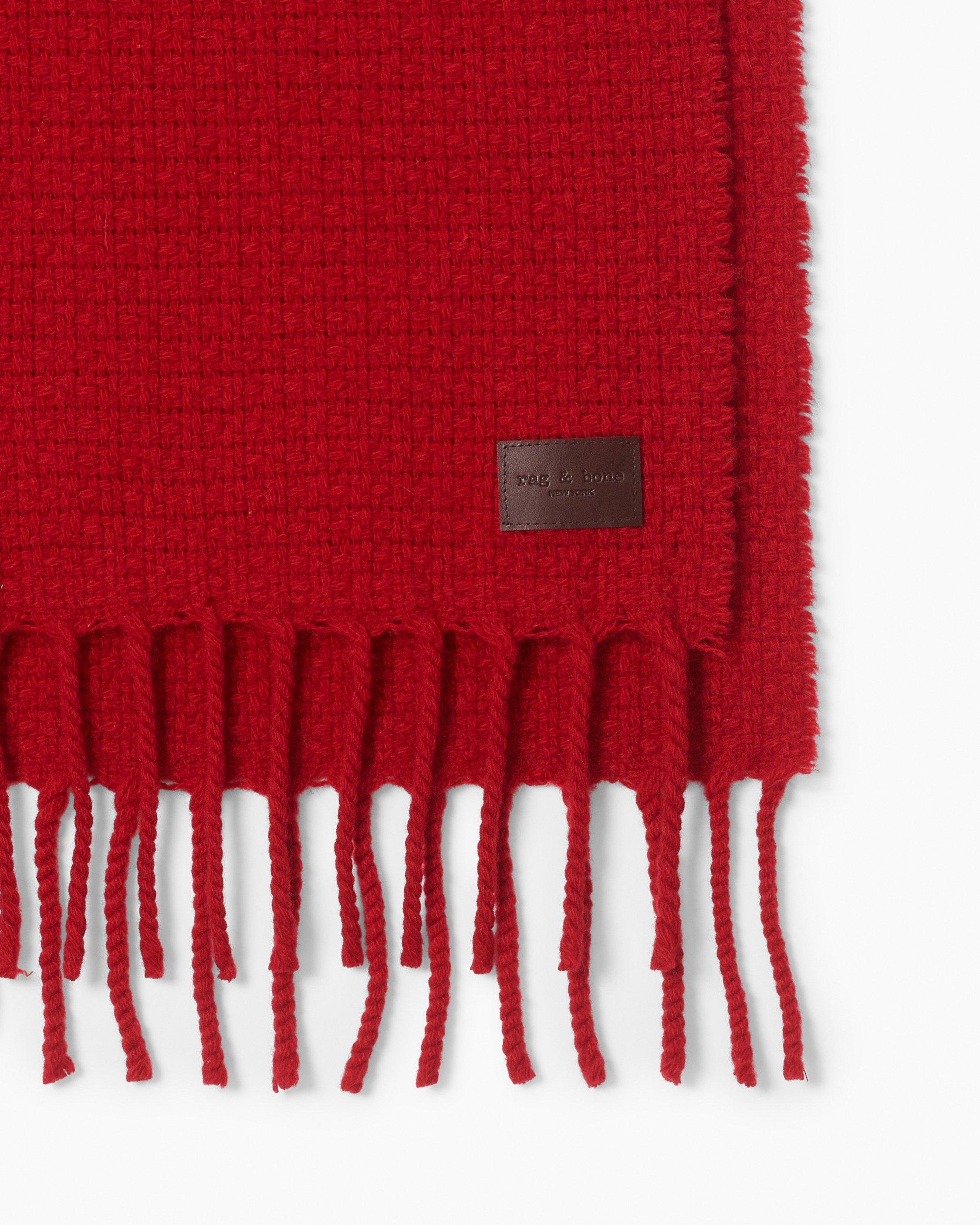 Mila Textured Italian Cashmere Scarf image number 2