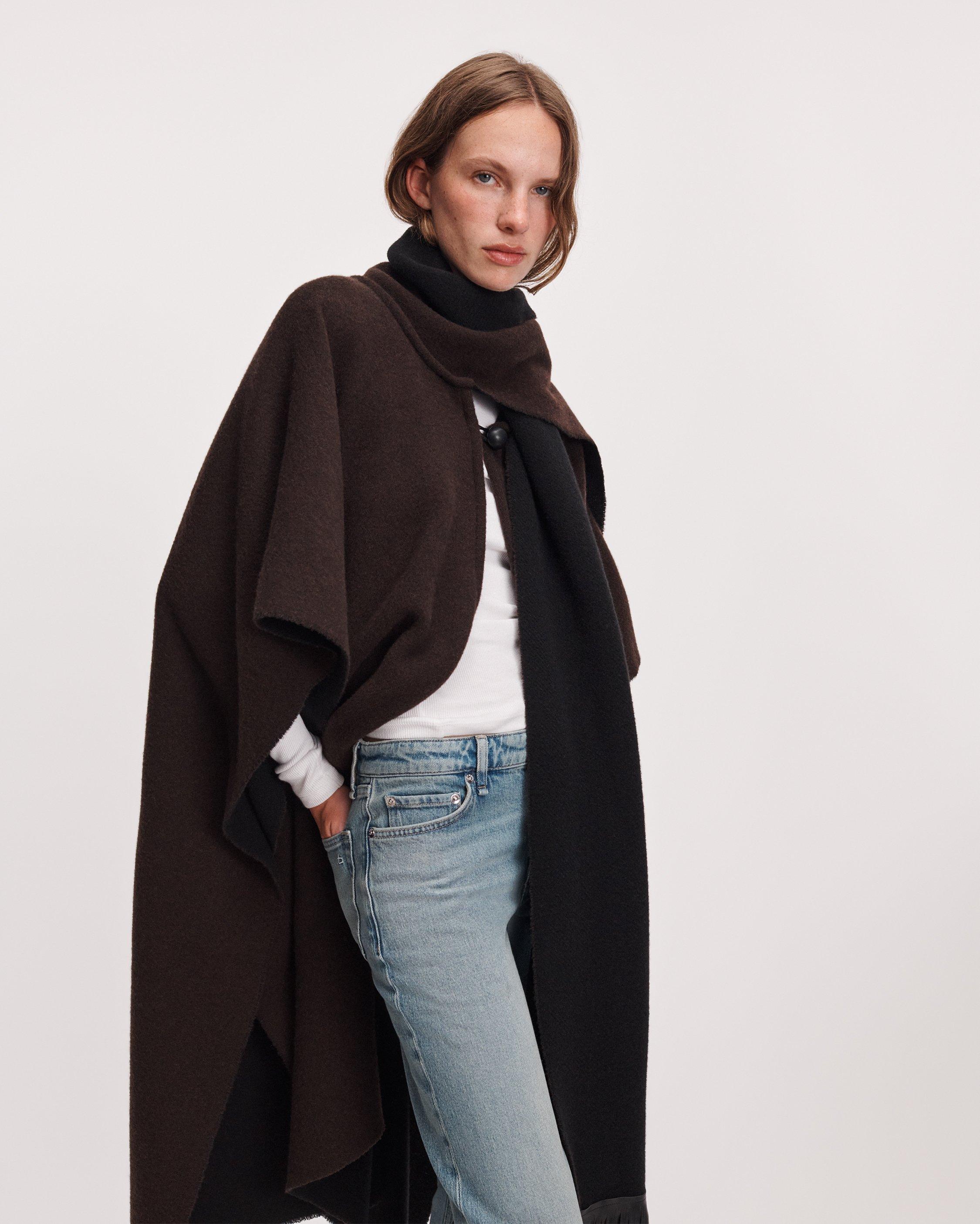 Brooke Scarf Poncho image number 3
