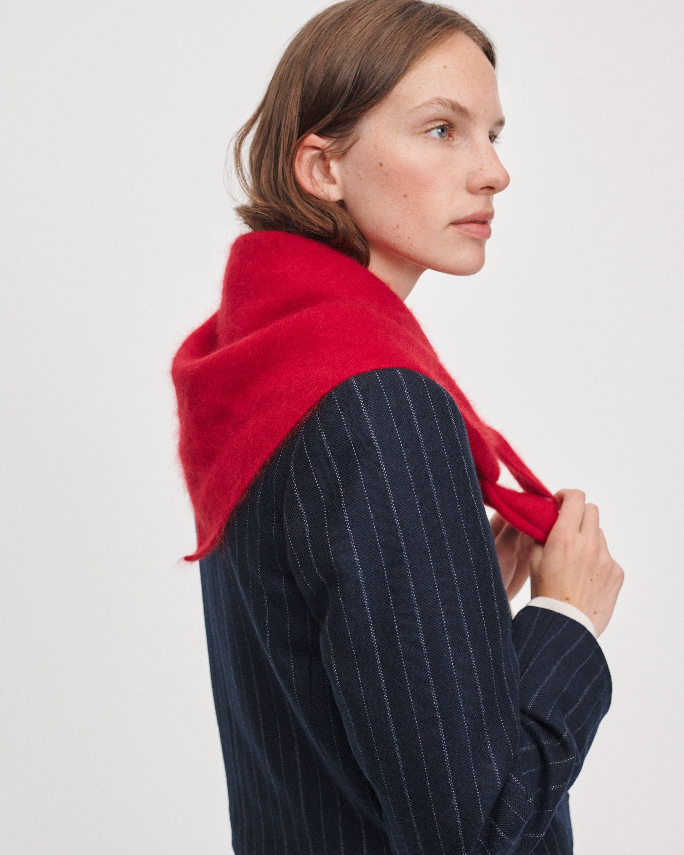 Jada Brushed Cashmere Bandana Scarf image number 3