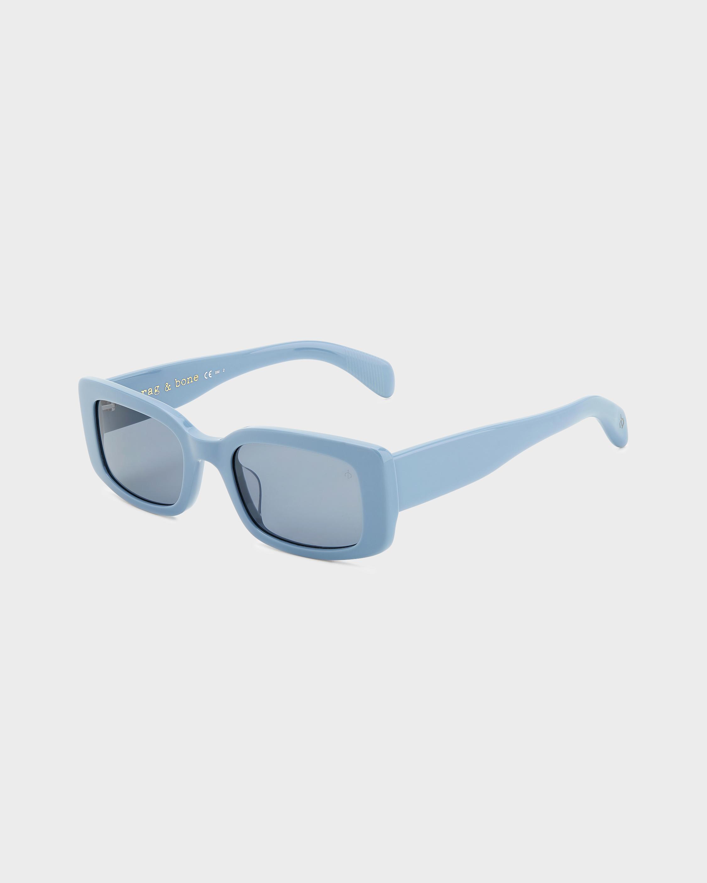 Blue rectangle outlet sunglasses