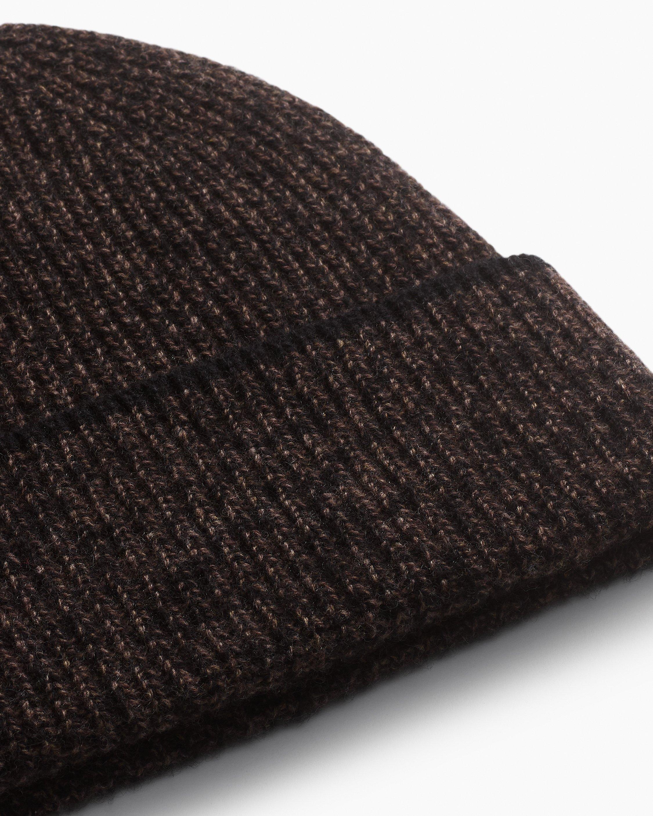 NEW Rag & Bone Wool Cashmere Blend Logo Soft Warm Thick Ribbed Knit Beanie Hat rag & bone Blake Logo Patch Wool Blend Rib Beanie | Nordstrom main image 4