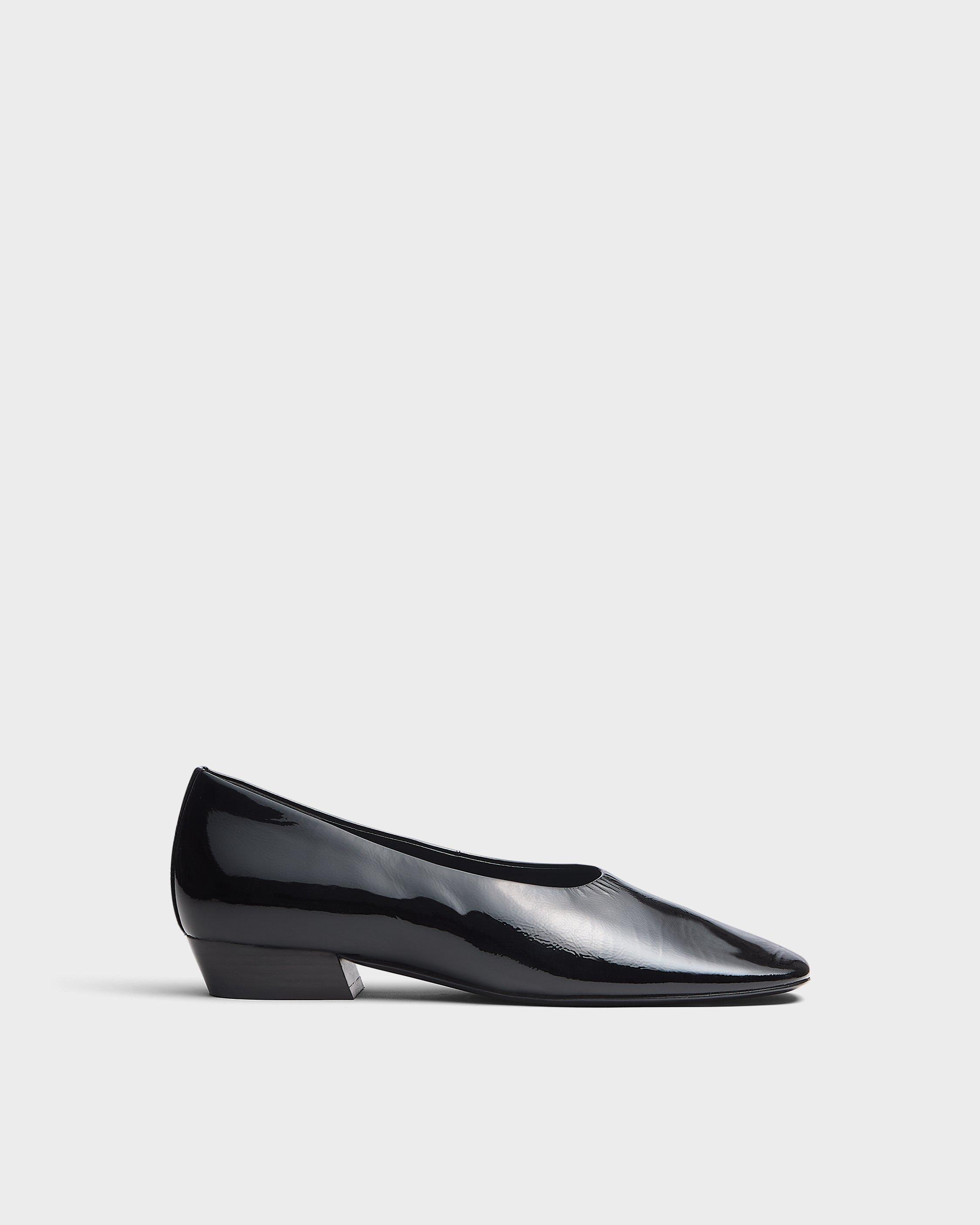 Poppi Leather Ballet Heel