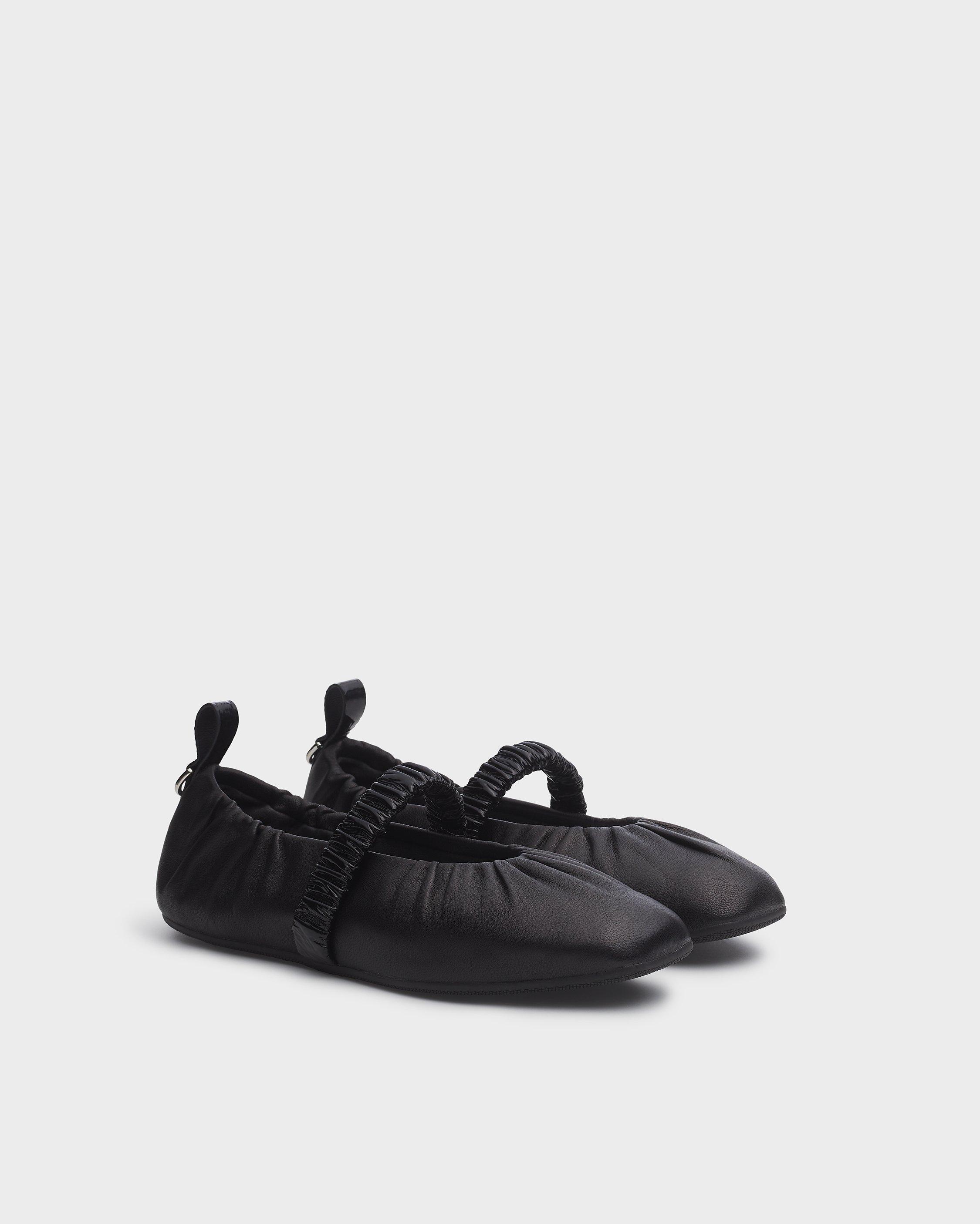 Spire Ruched Leather Mary Janes image number 3