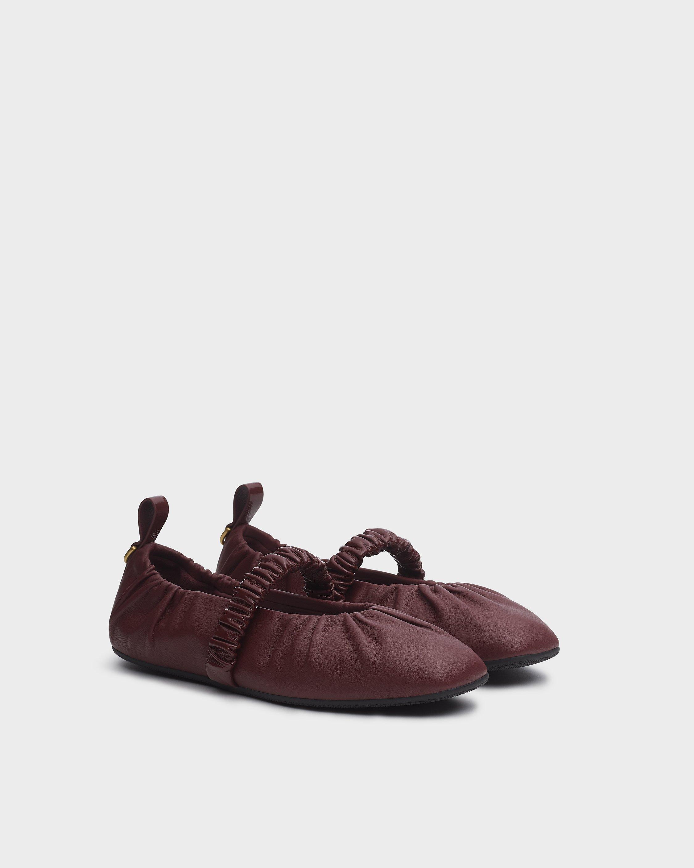 Spire Ruched Leather Mary Janes image number 3