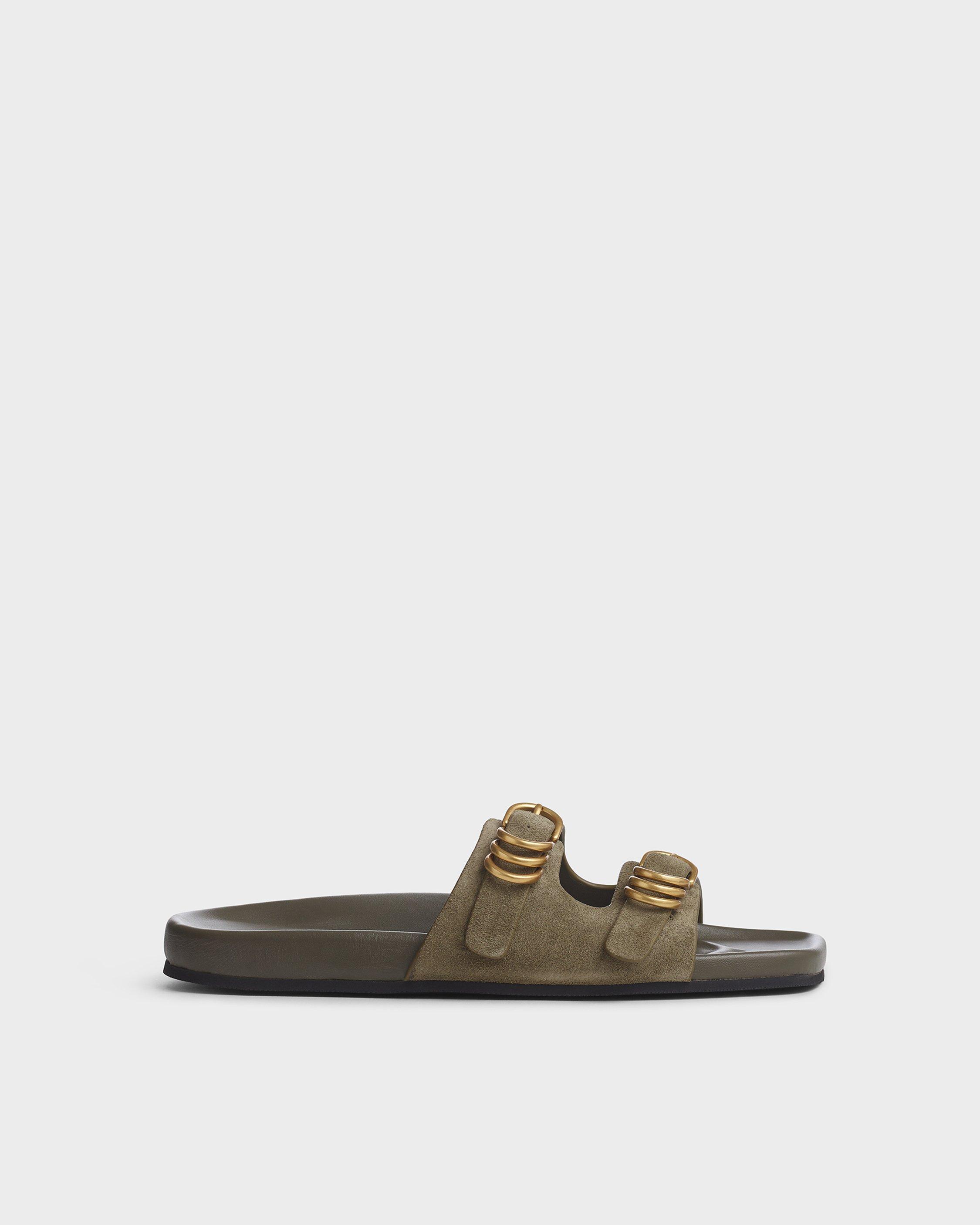 Rue Suede Slides image number 1
