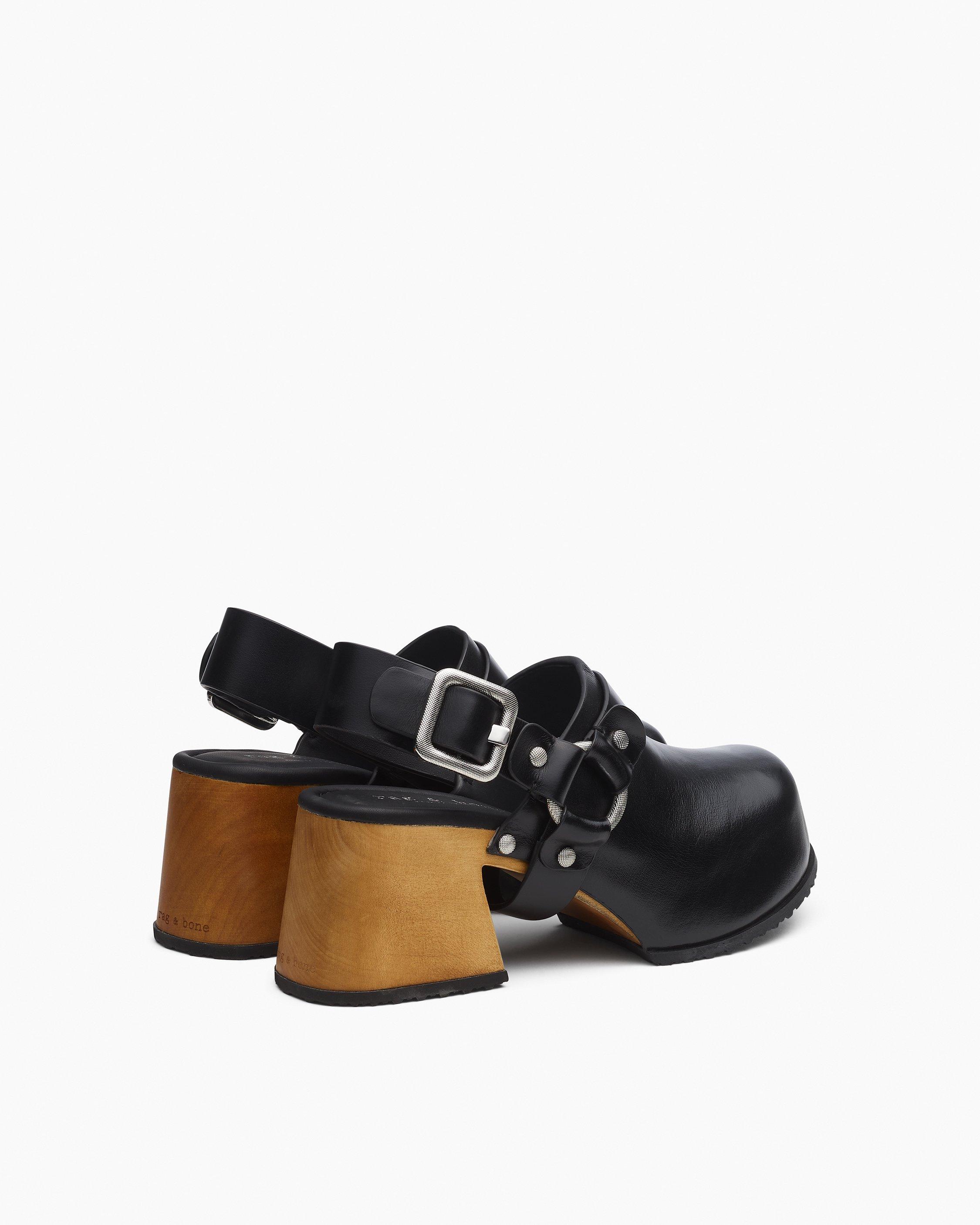 Farrah Leather Harness Clogs image number 4