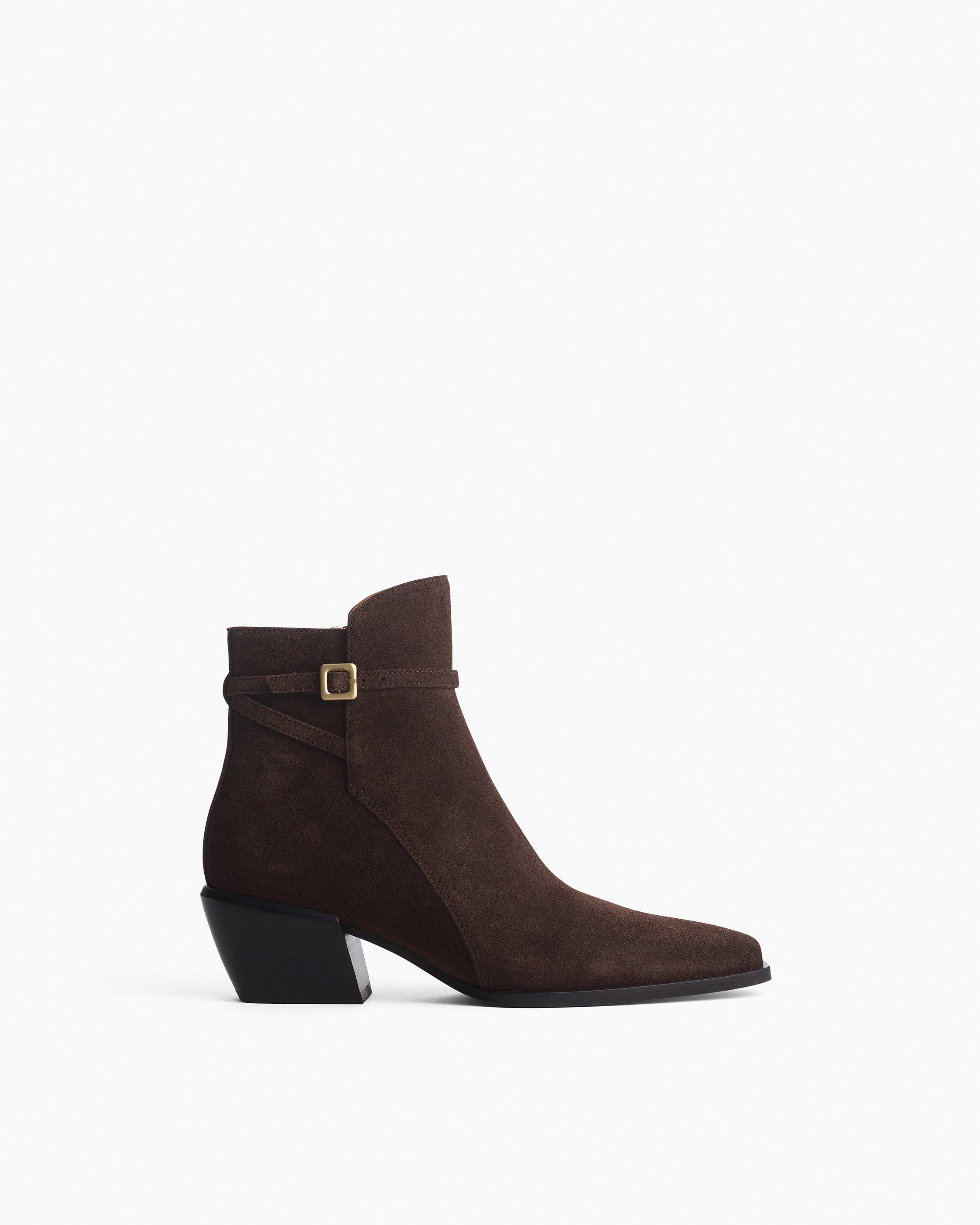 Joni Suede Buckle Boots image number 1