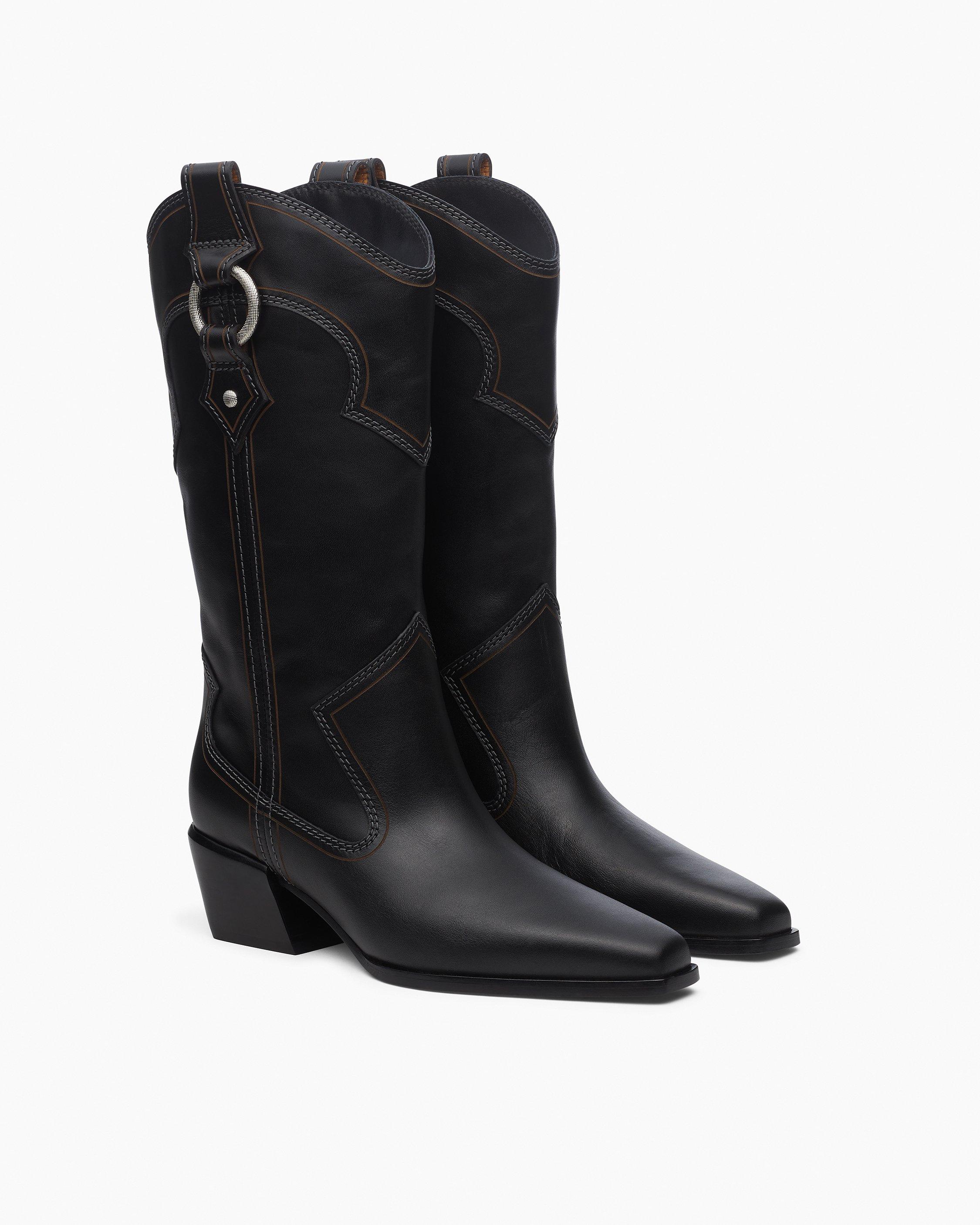 Joni Leather Cowboy Boots image number 3