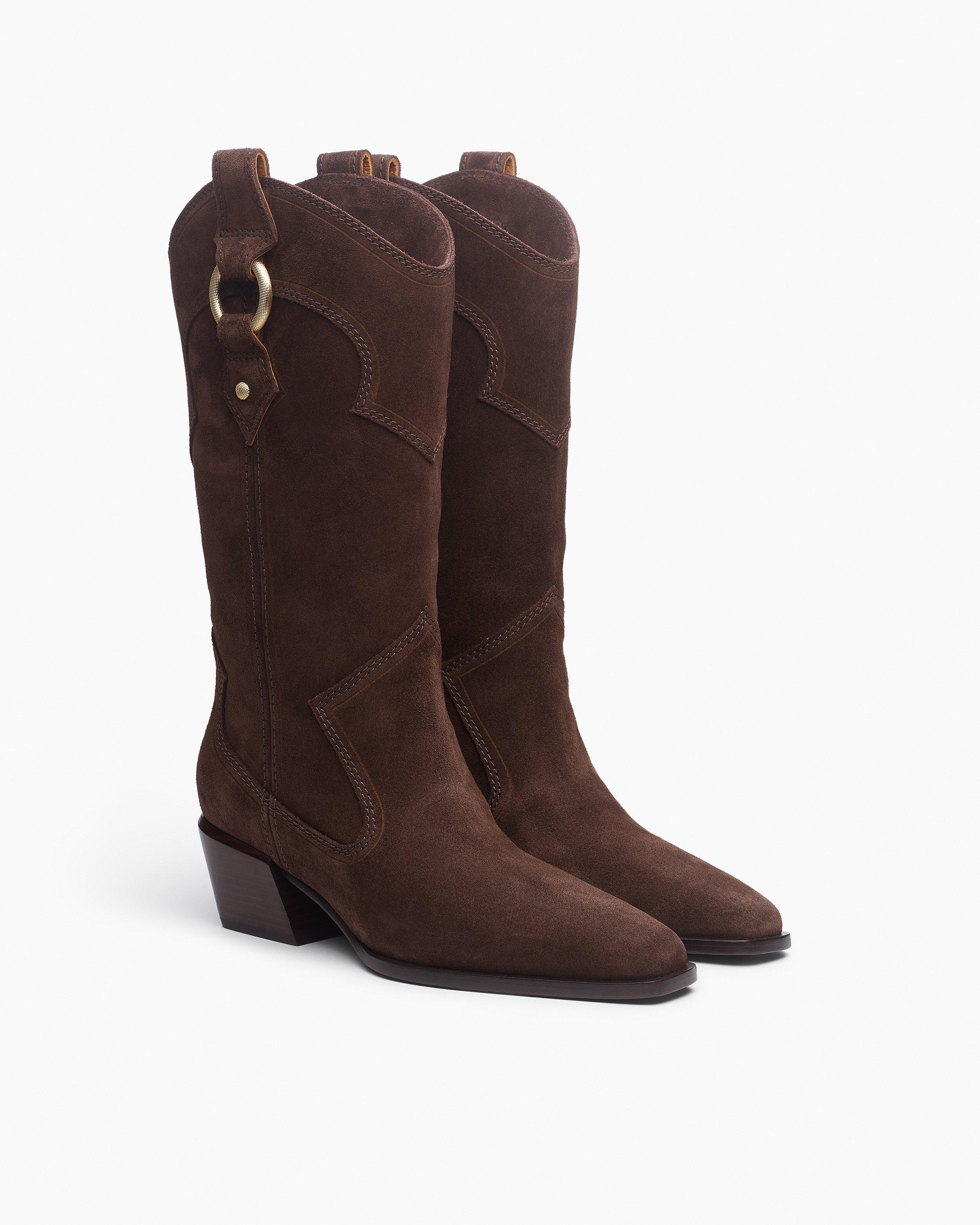 Joni Suede Cowboy Boots image number 3