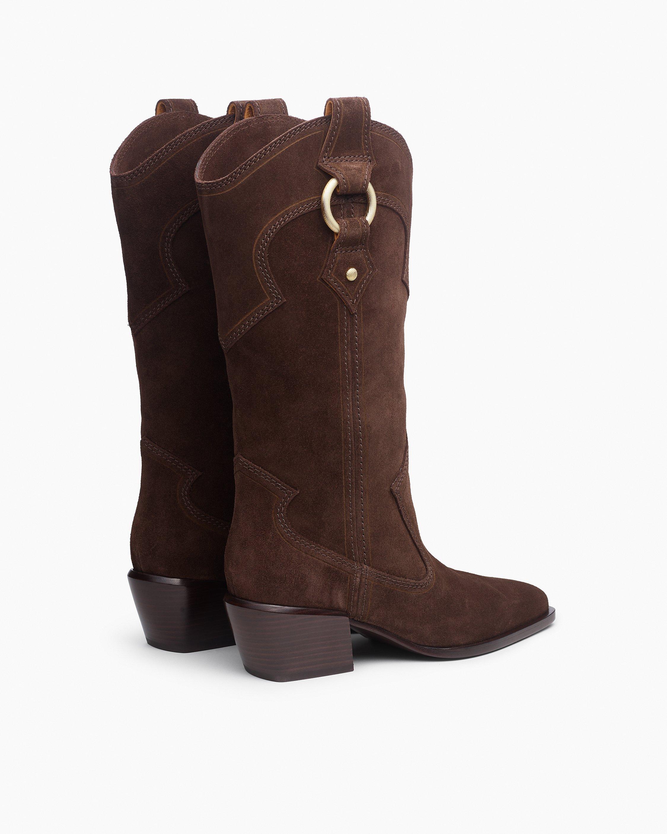 Joni Suede Cowboy Boots image number 4