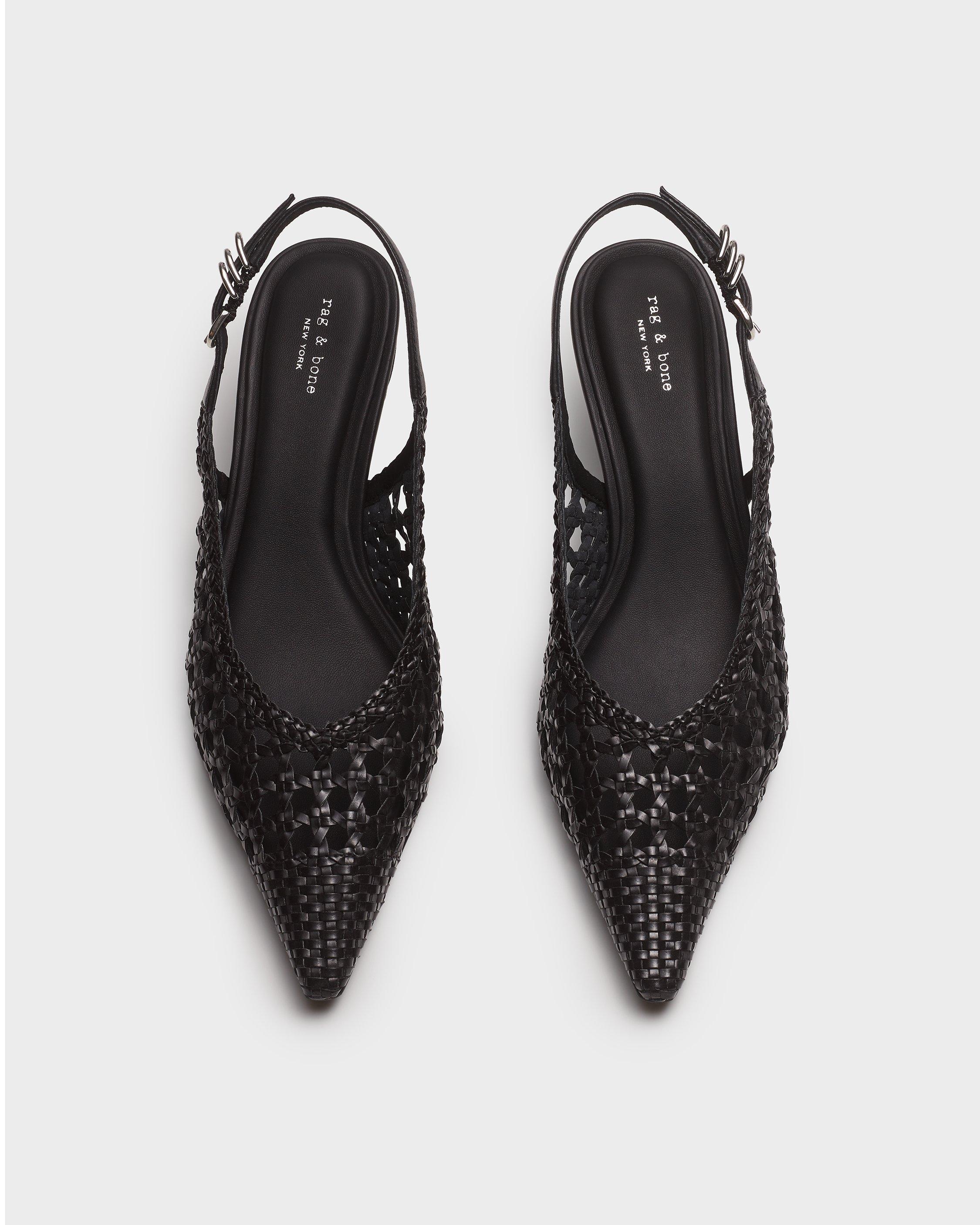Brynn Woven Slingback Heels image number 5
