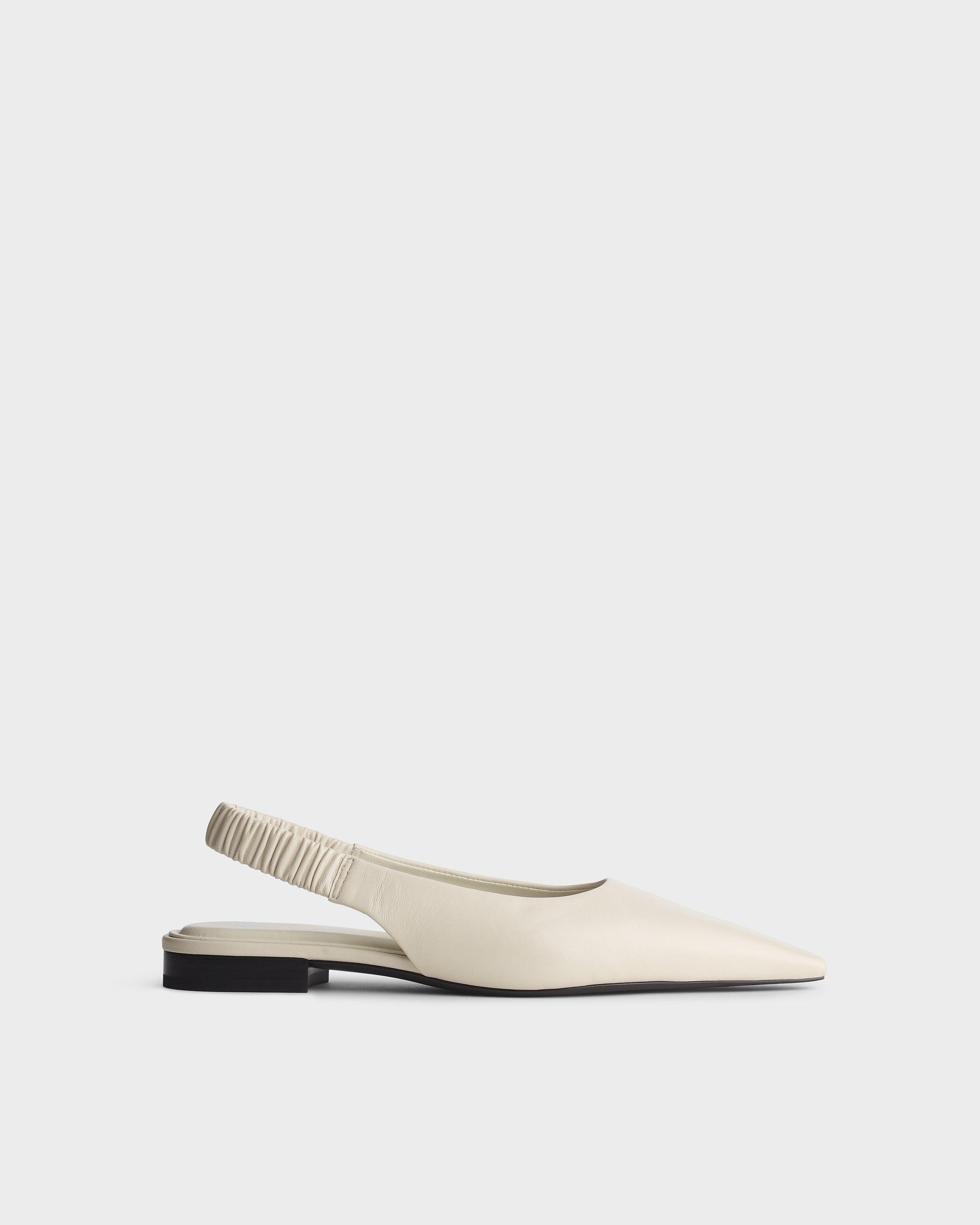 Mercer Leather Slingback Flats