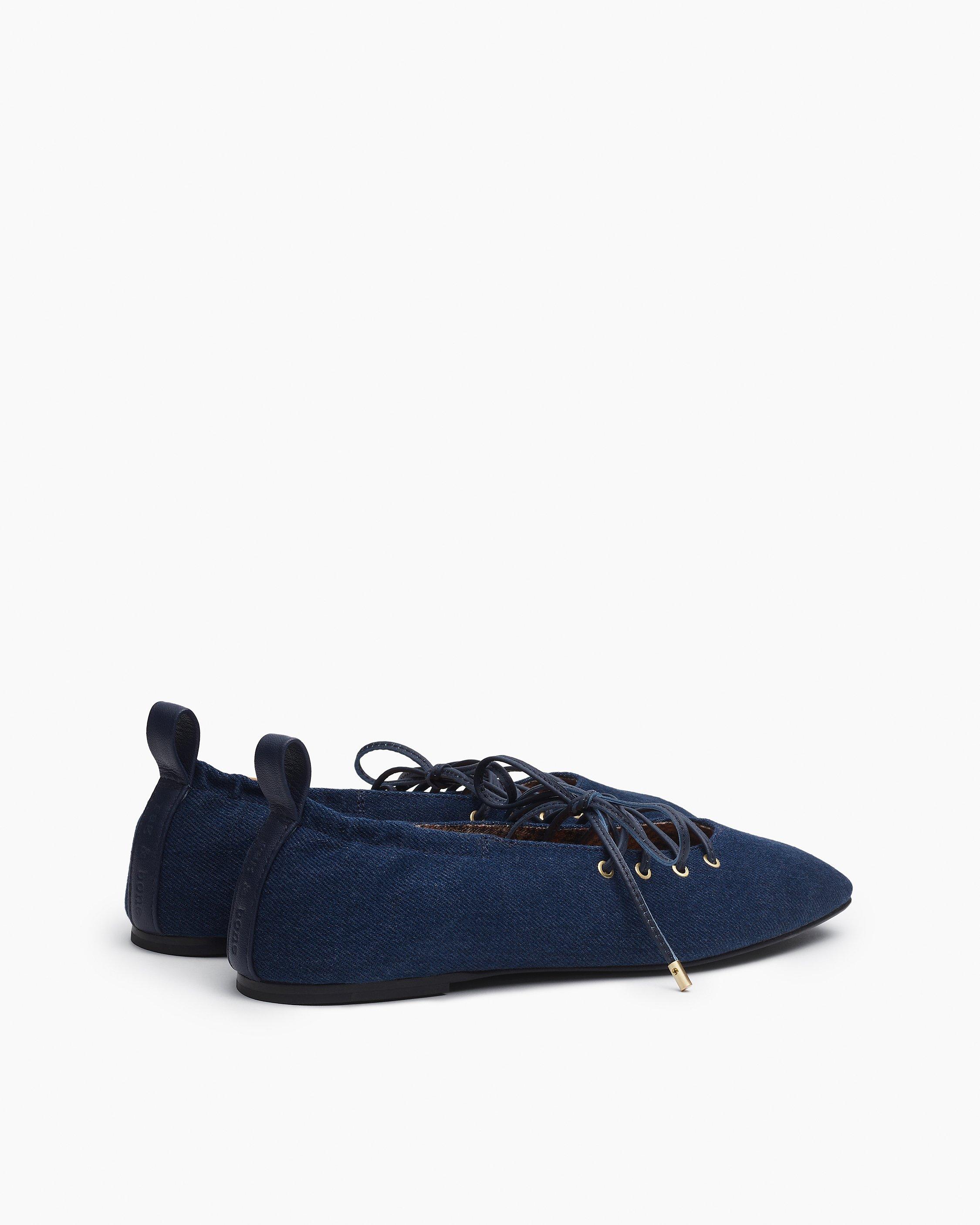 Sophia Denim Ballet Flats image number 4
