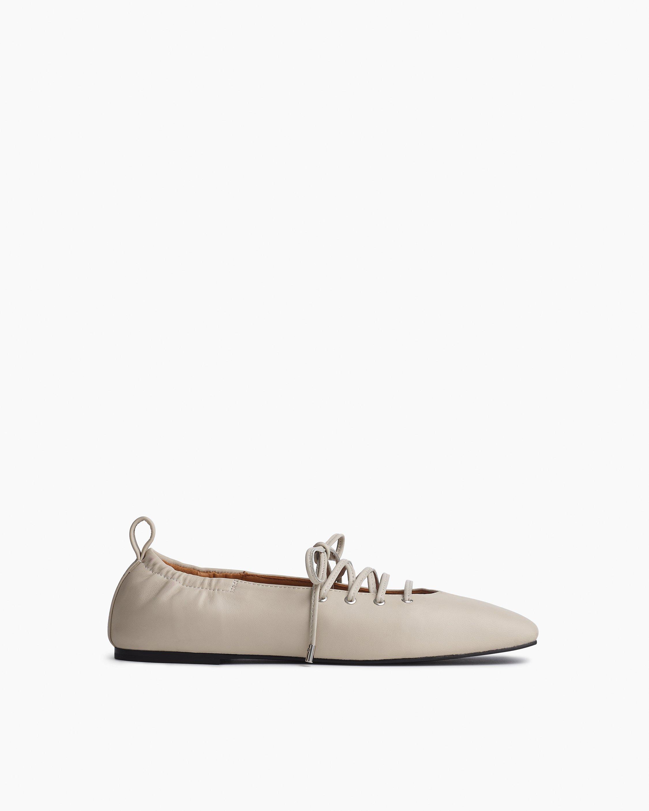 Sophia Leather Ballet Flats image number 1