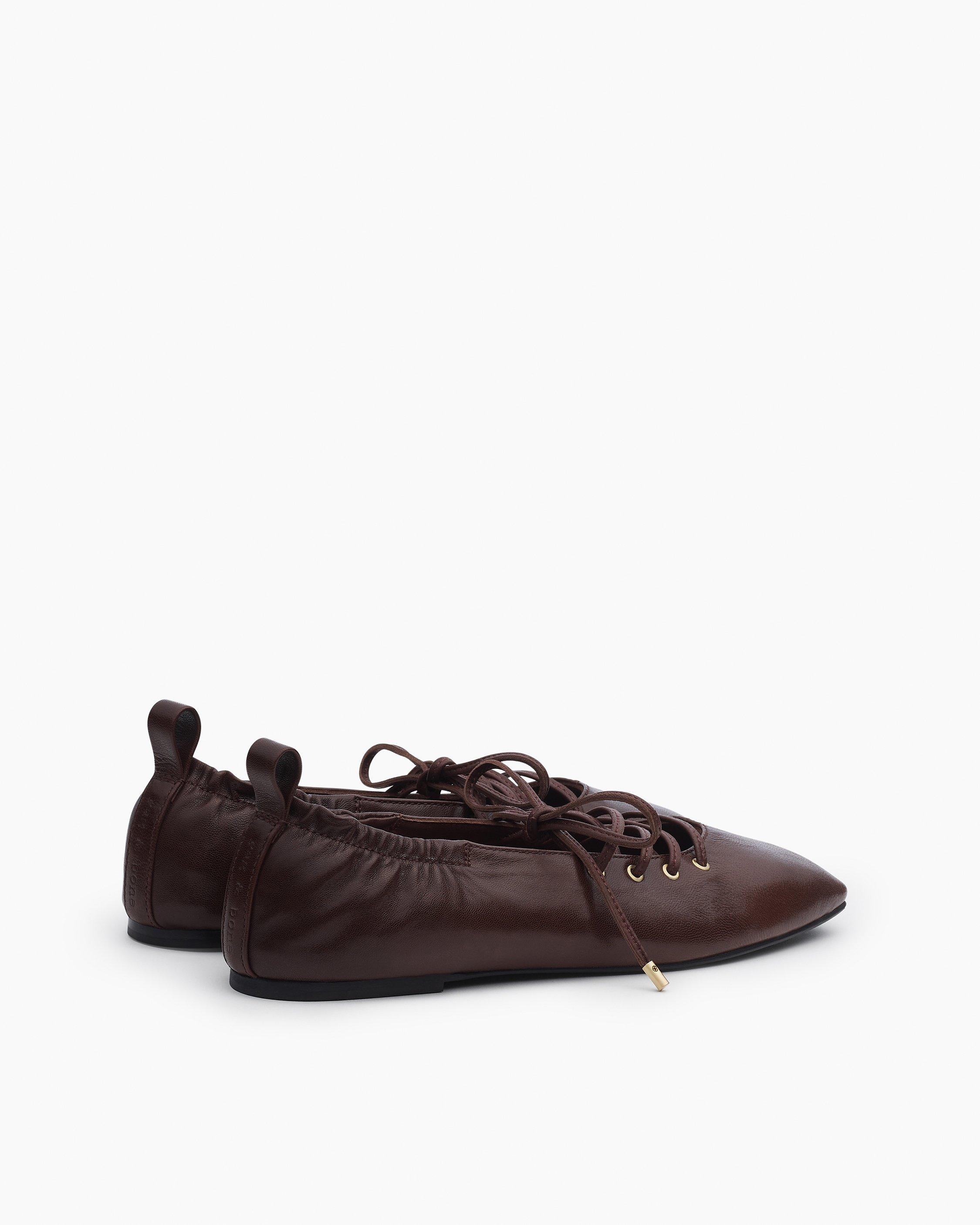 Sophia Leather Ballet Flats image number 3