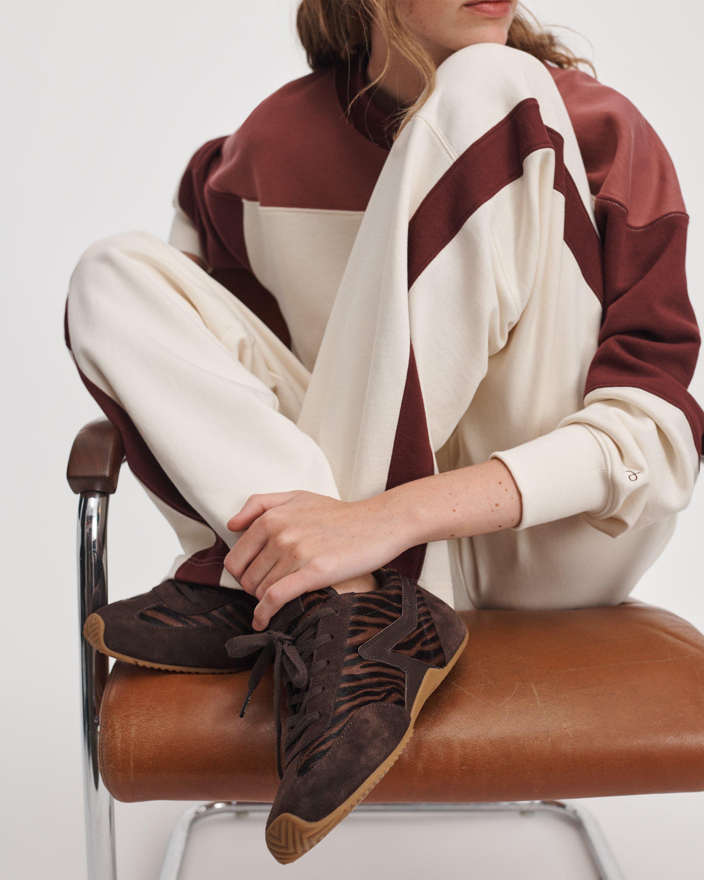 Ultra Slim Calf Hair Retro Runner