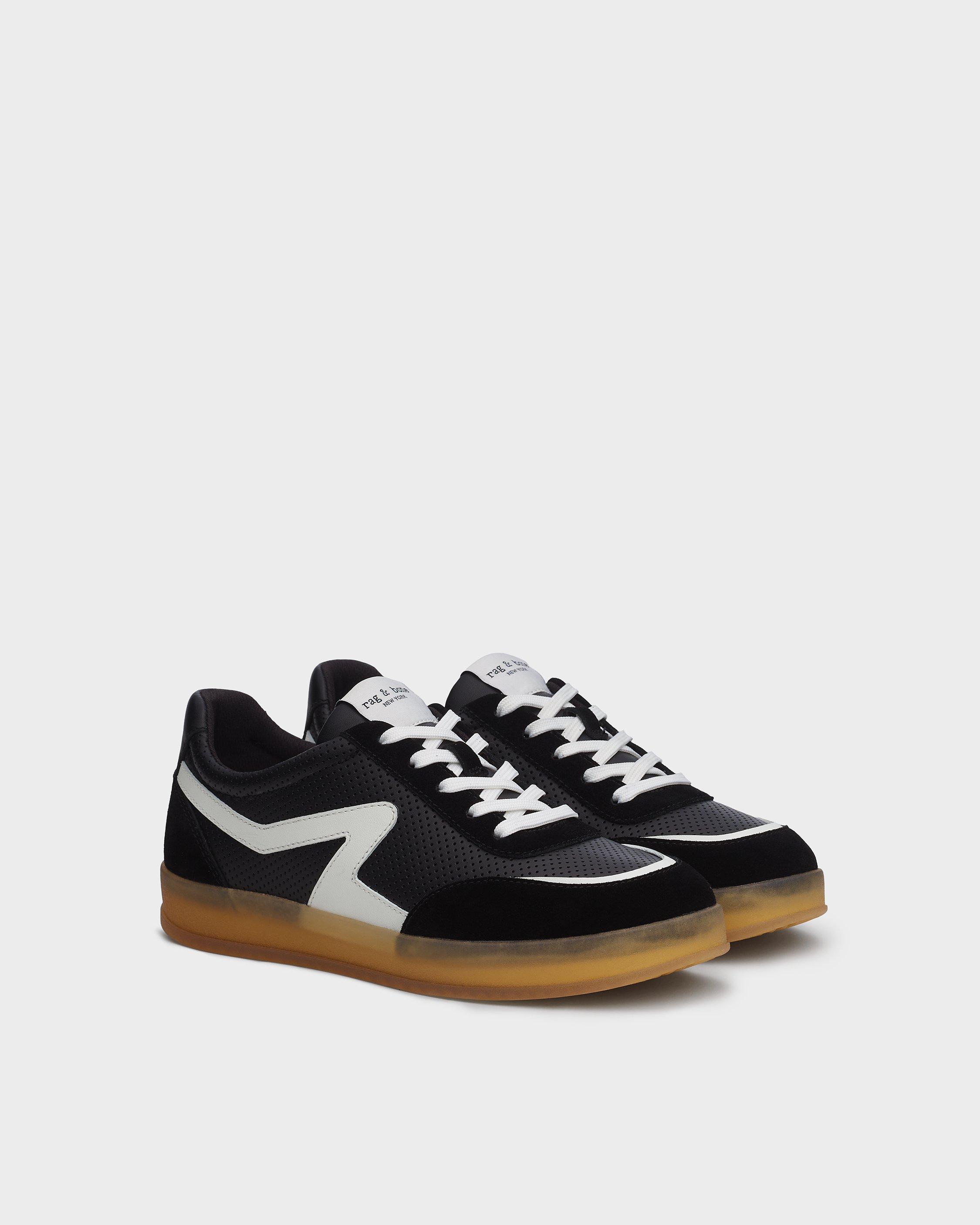 Retro Leather Court Sneakers 2.0 image number 4