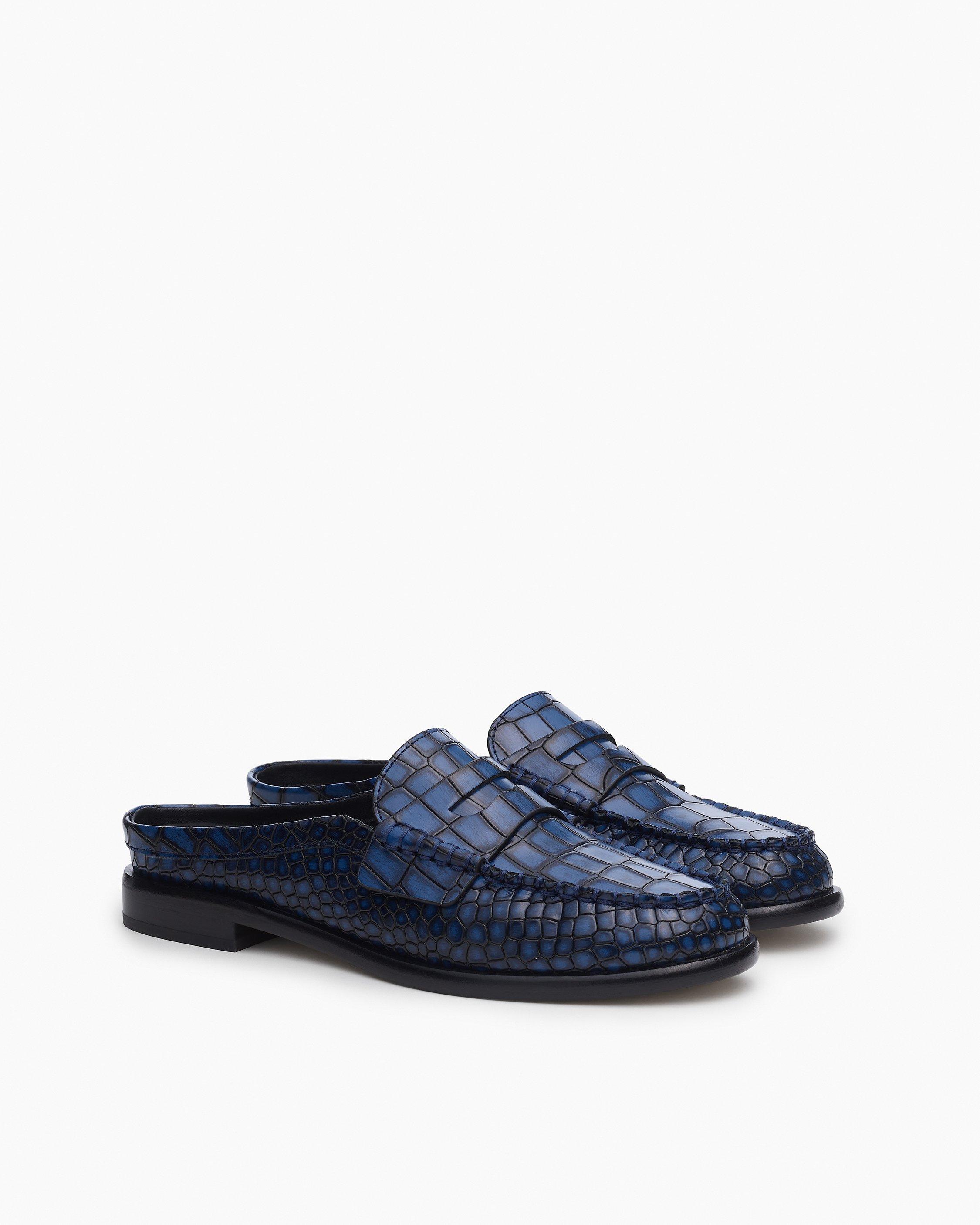 Carter Embossed Leather Mules image number 3