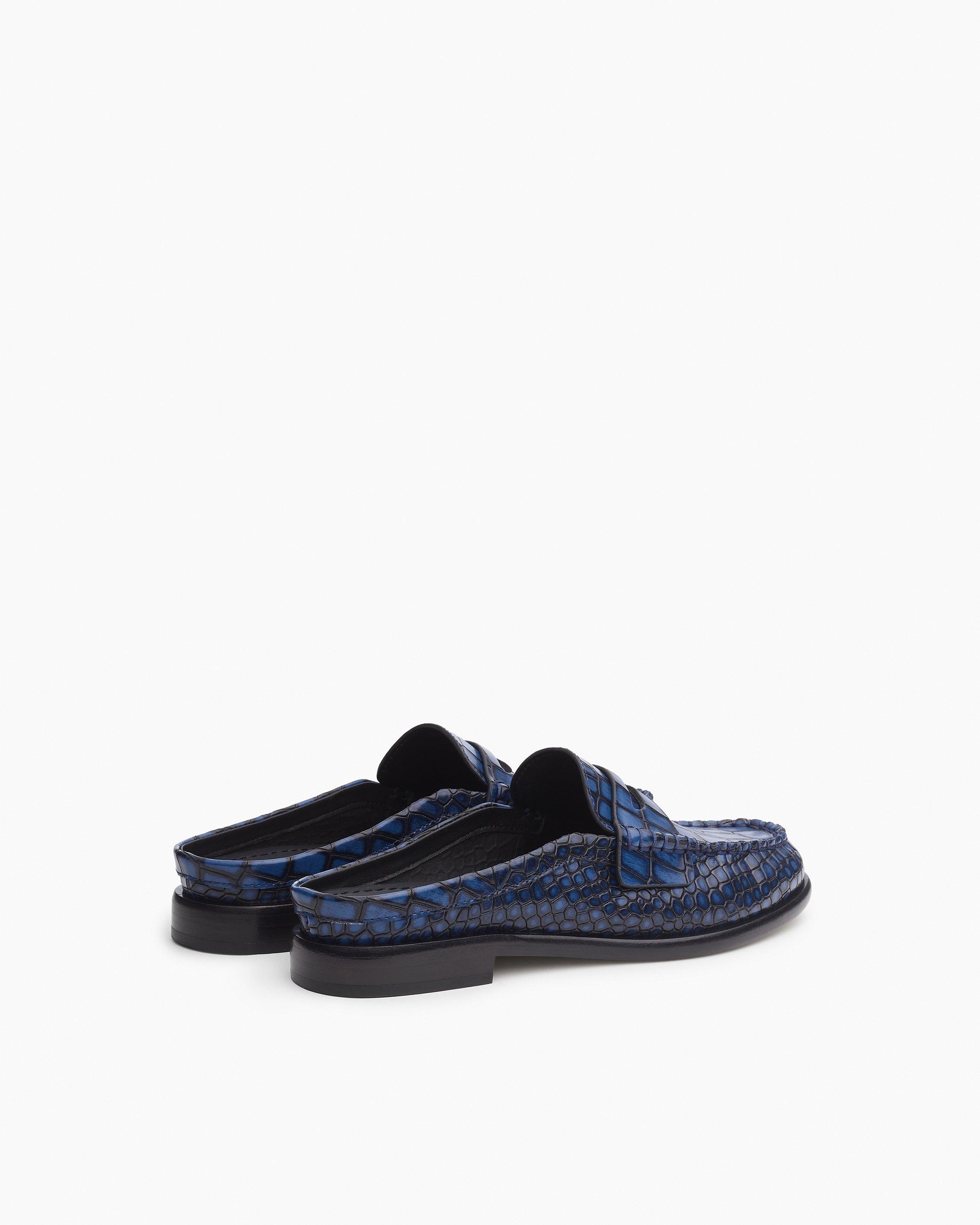 Carter Embossed Leather Mules image number 4