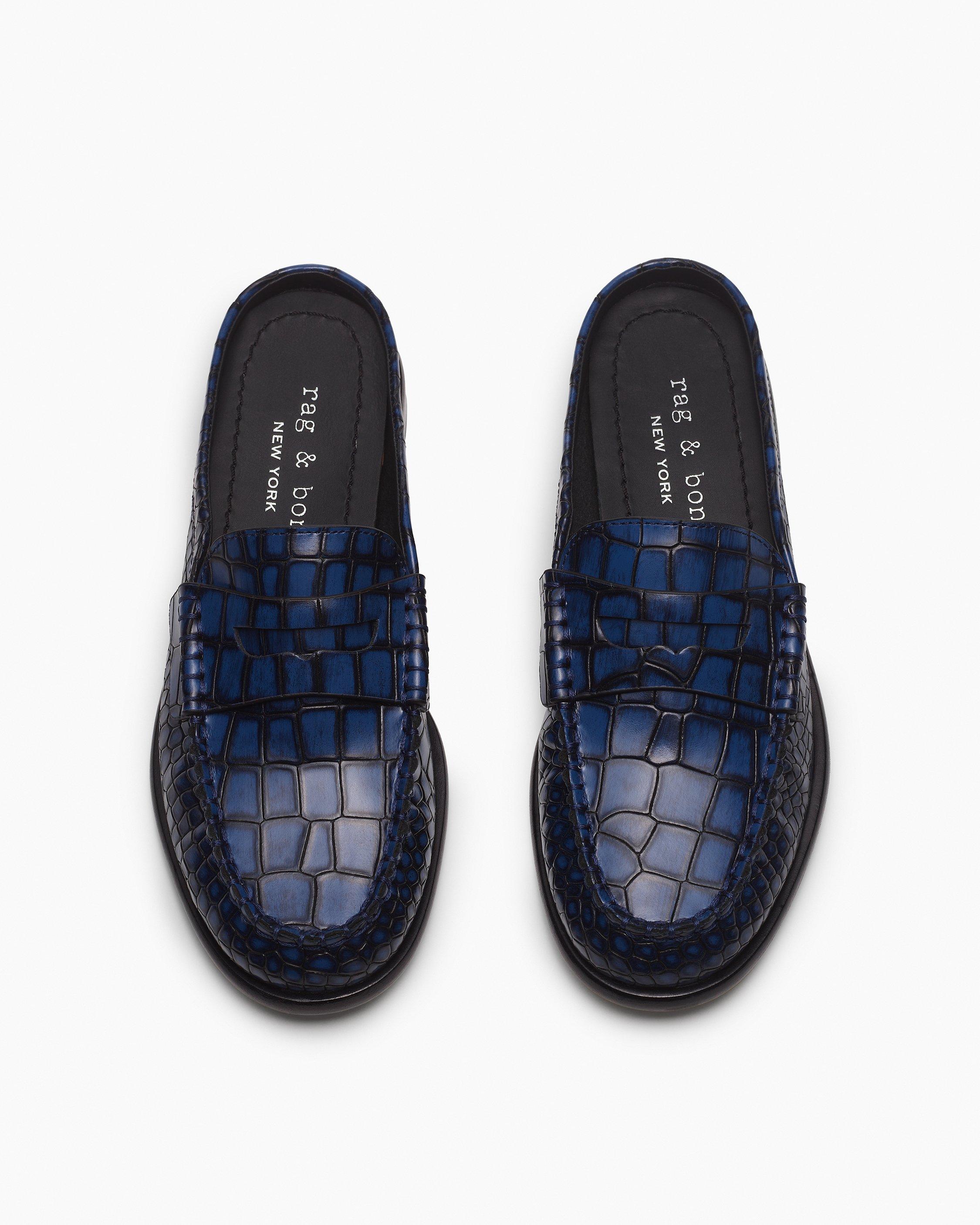 Carter Embossed Leather Mules image number 5