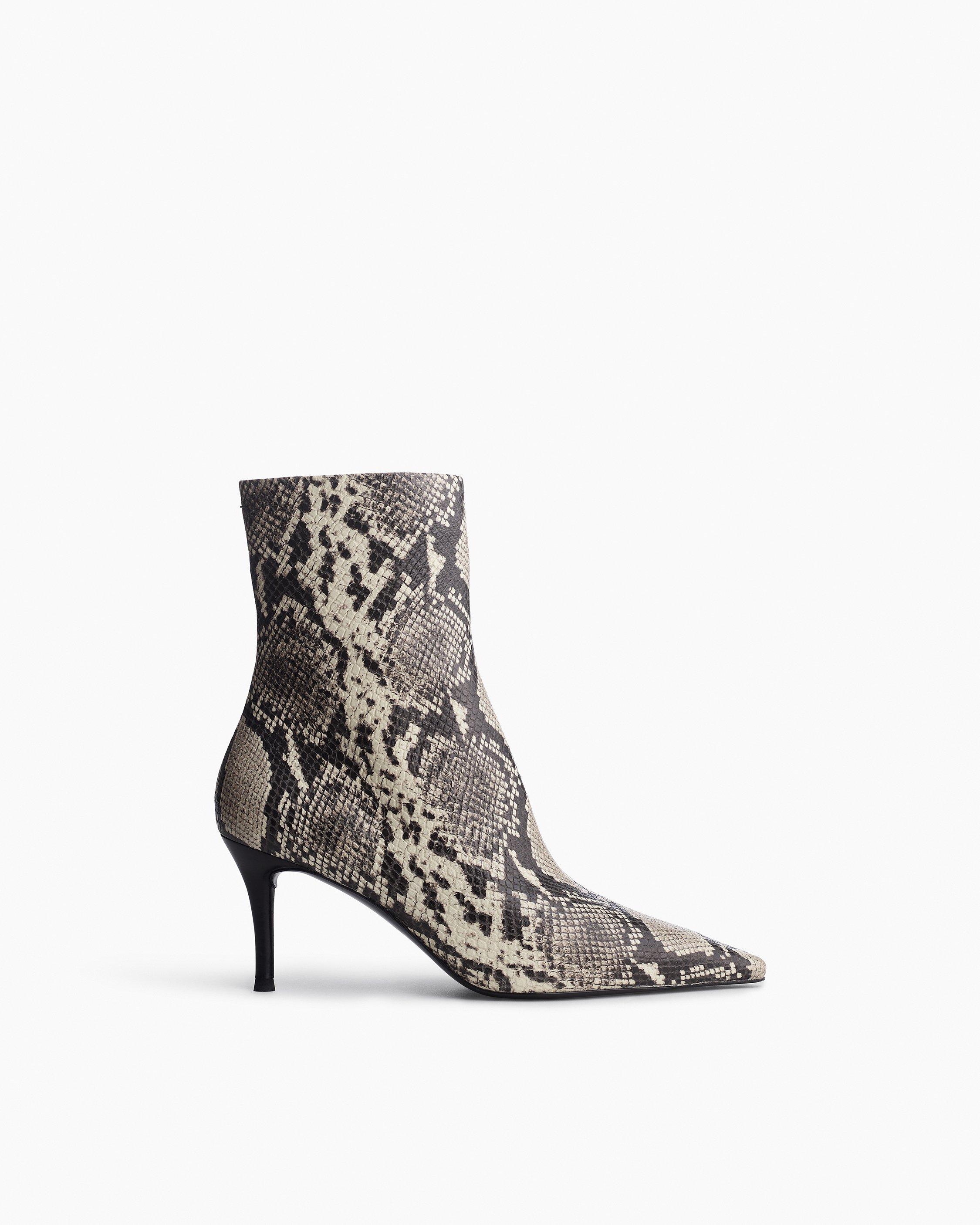 Mercer Embossed Leather Ankle Boots image number 1