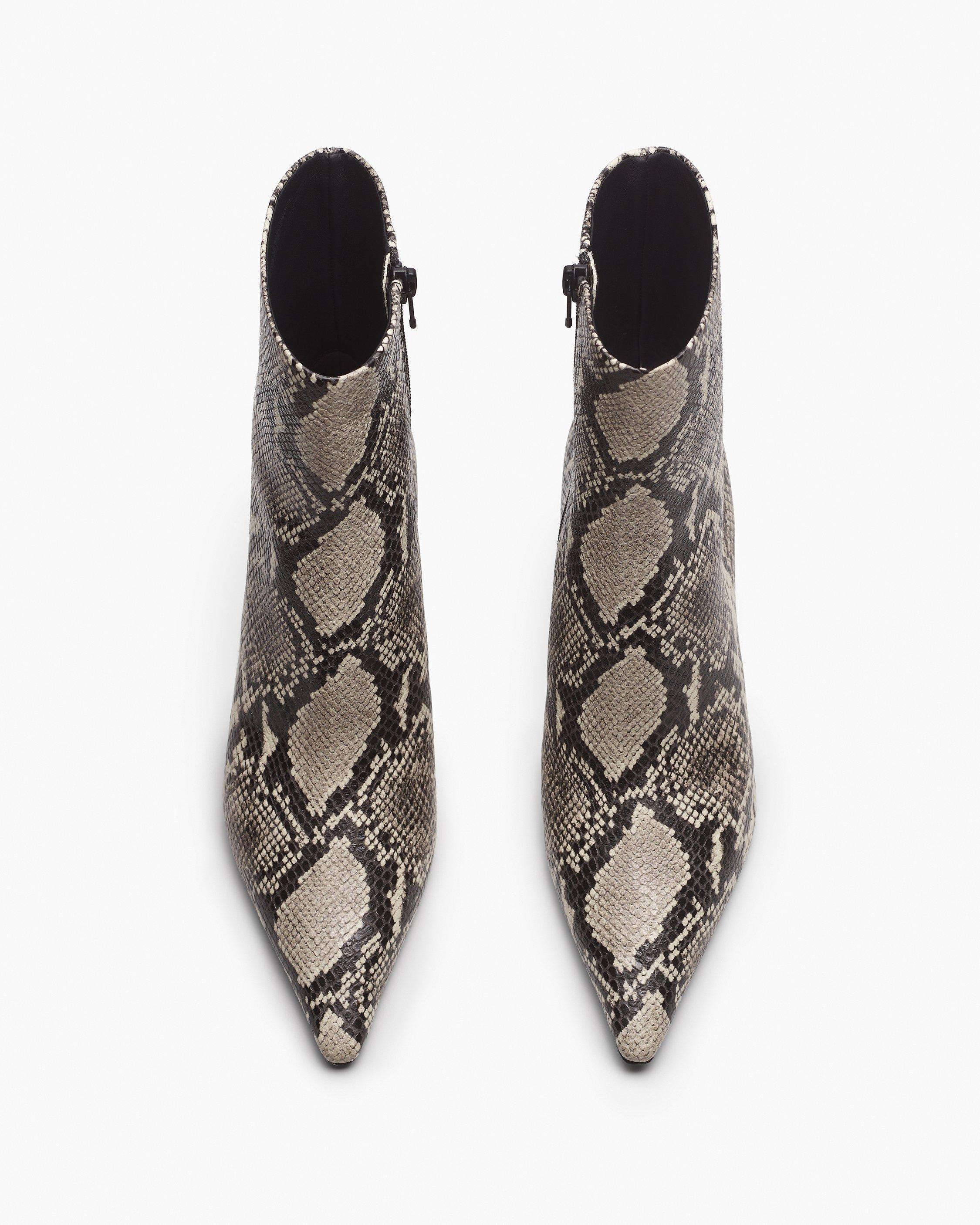 Mercer Embossed Leather Ankle Boots image number 5