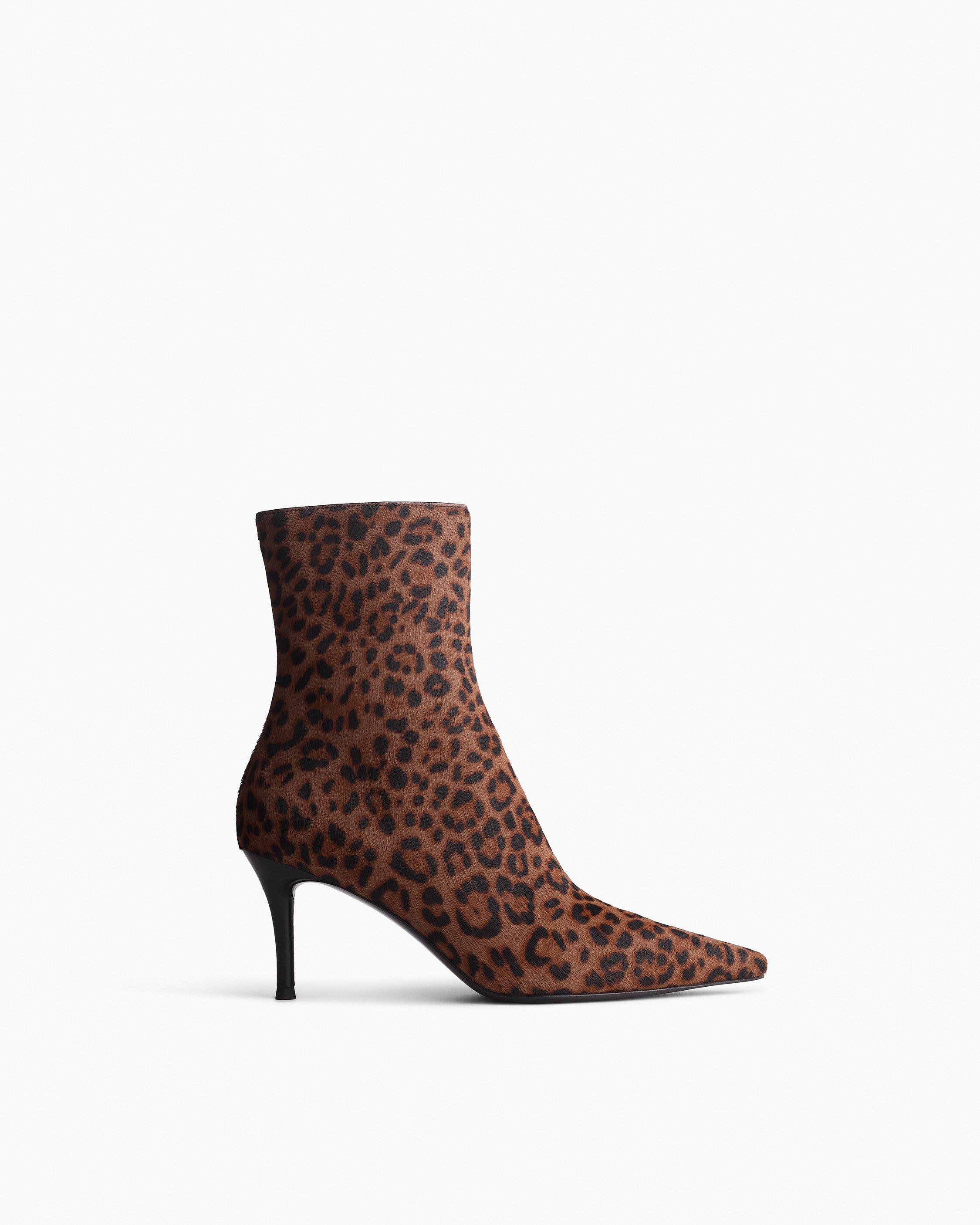 Mercer Leopard Calf Hair Ankle Boots image number 1