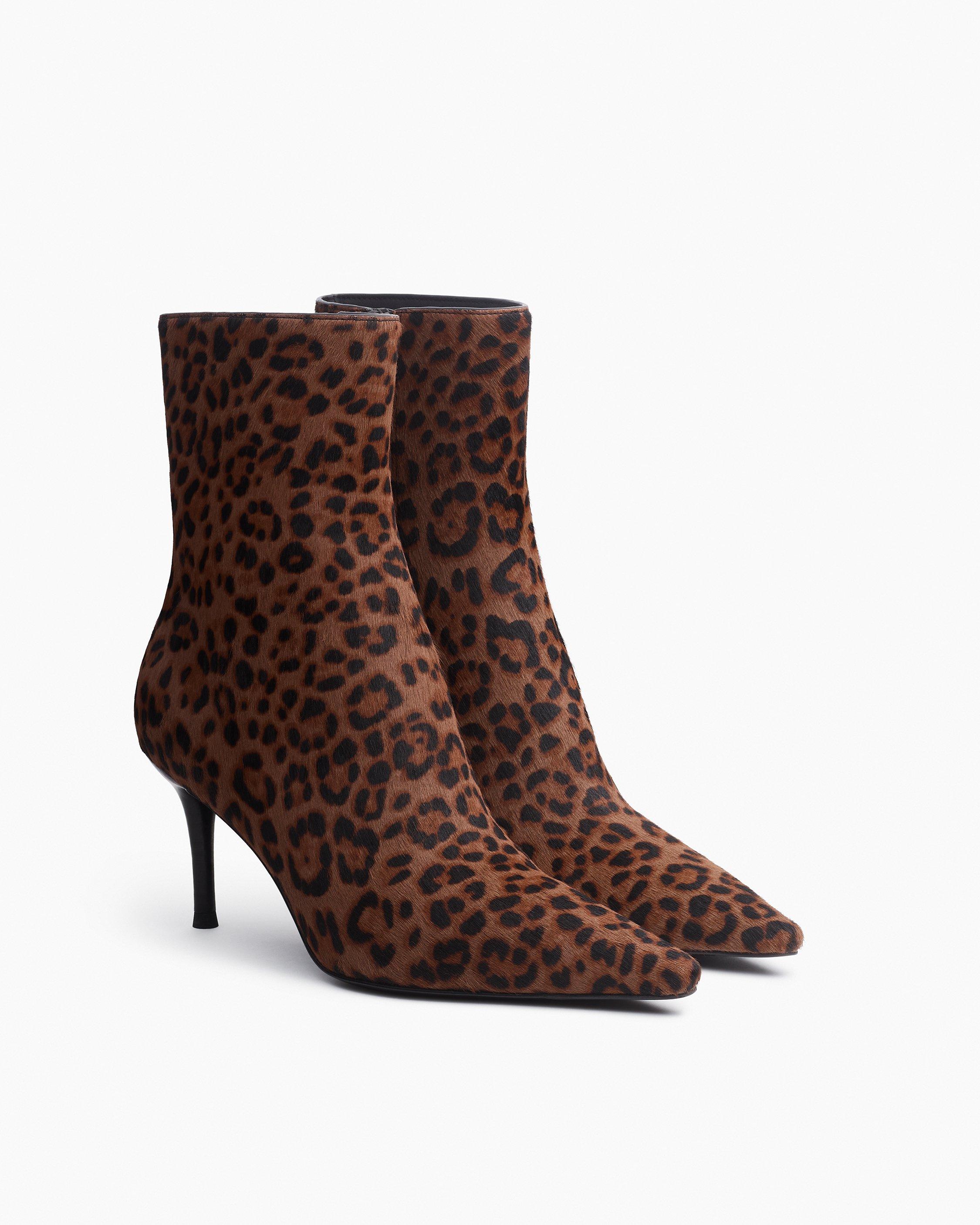 Mercer Leopard Calf Hair Ankle Boots image number 3