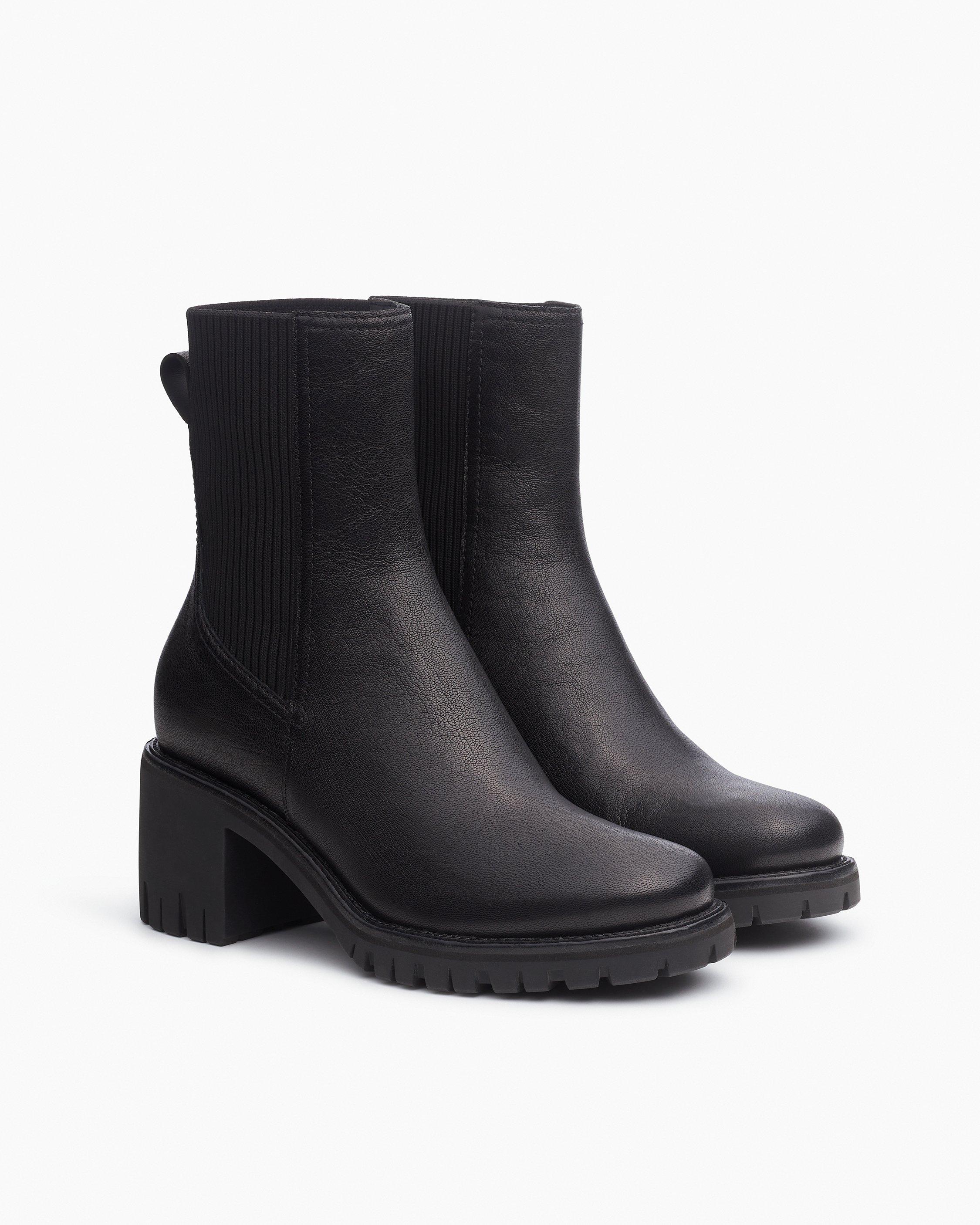 Corey Heeled Leather Chelsea Boots image number 3