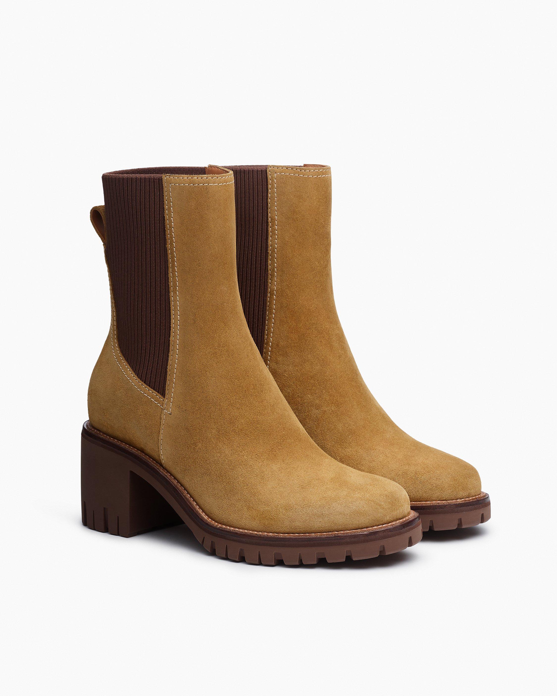 Corey Heeled Suede Chelsea Boots image number 3