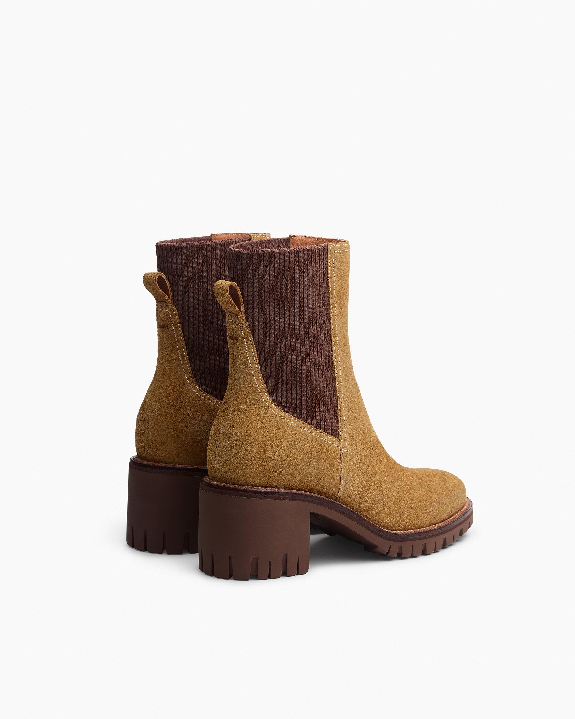 Corey Heeled Suede Chelsea Boots image number 4