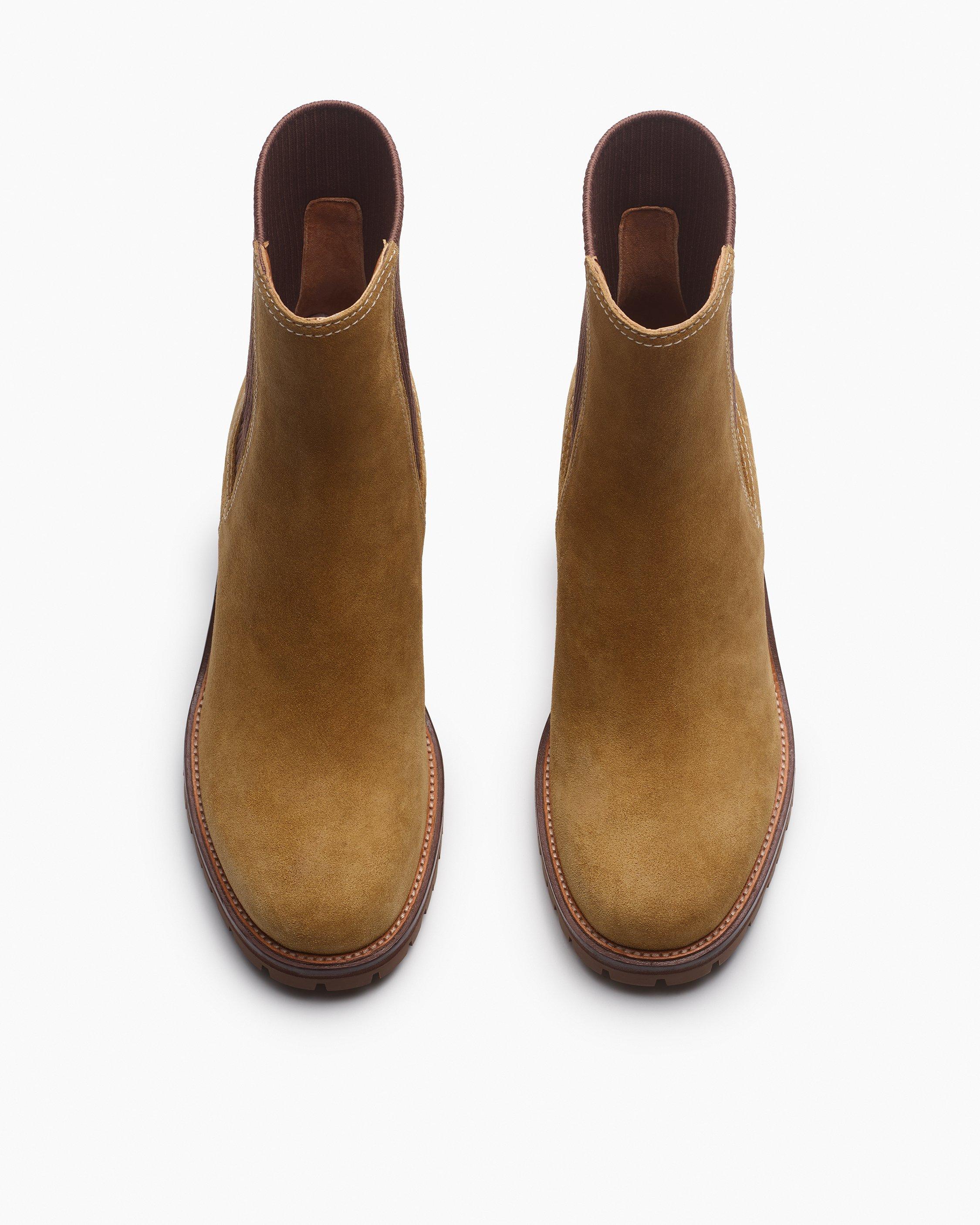 Corey Heeled Suede Chelsea Boots image number 5