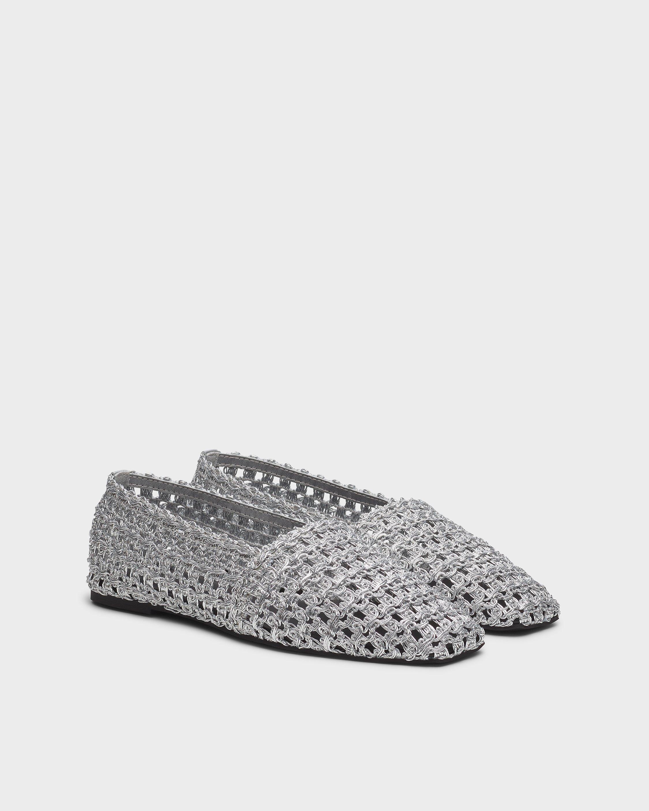 Emma Woven Mesh Flats image number 3