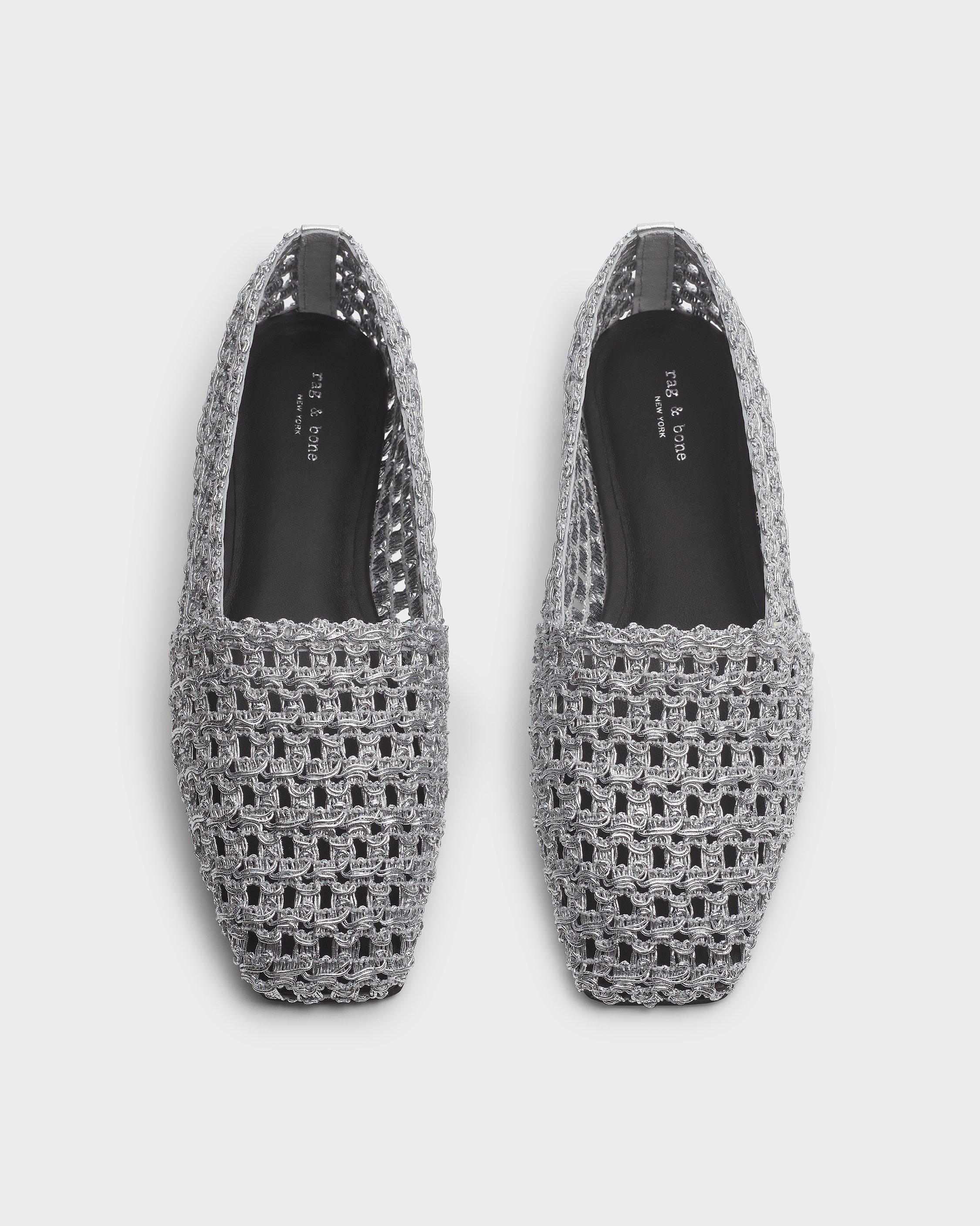 Emma Woven Mesh Flats image number 5